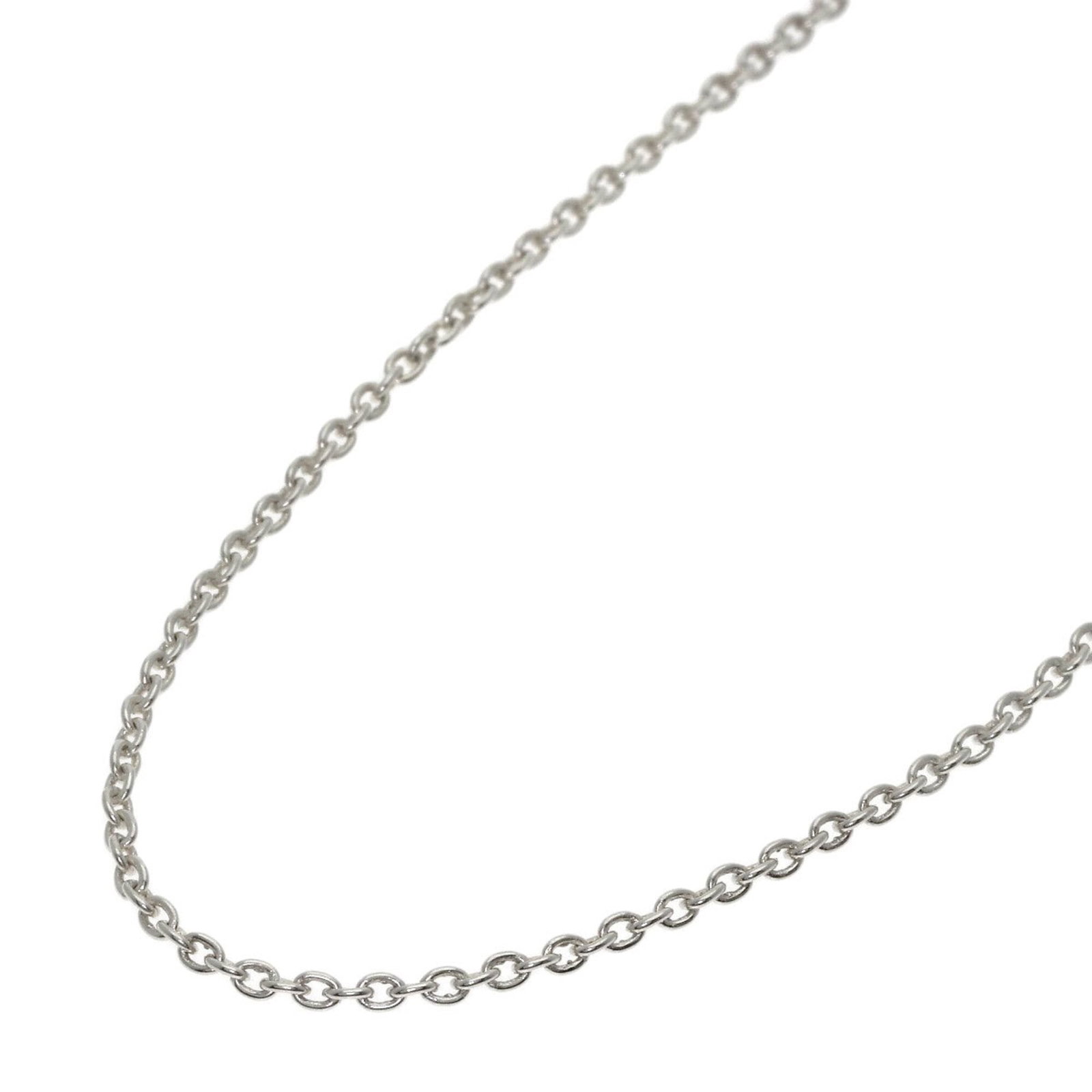 Tiffany & Co. 40Cm Chain Necklace Silver Women'S.: Tiffany & Co. 40Cm Chain Necklace Silver Women'S. Tiffany & Co.'s iconic chain necklace is a timeless piece, crafted from high-quality silver. With a 40cm length, it offers a versatile and elegant