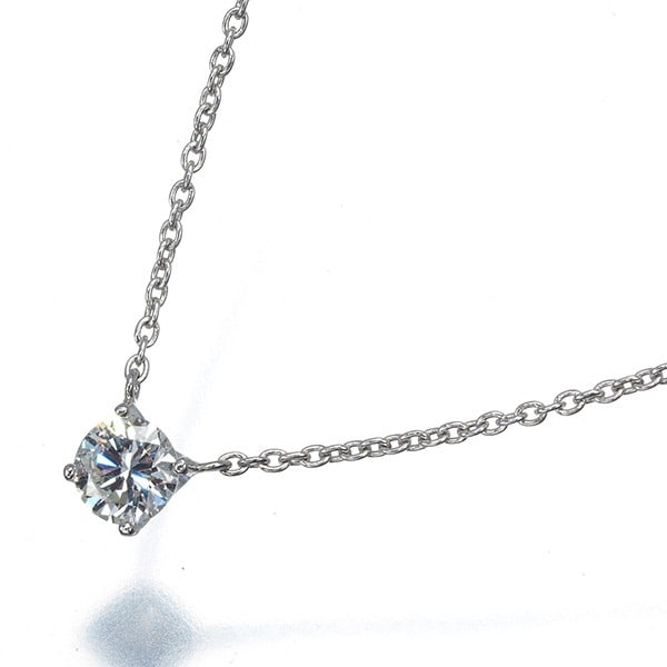 Vendome Necklace Diamond 0.27Ct Solitaire 950 850 Platinum: Vendome Necklace Diamond 0.27Ct Solitaire 950 850 Platinum 950 platinum provides exceptional durability and strength to the Vendome Necklace Diamond 0.27Ct Solitaire, while its natural diamond main