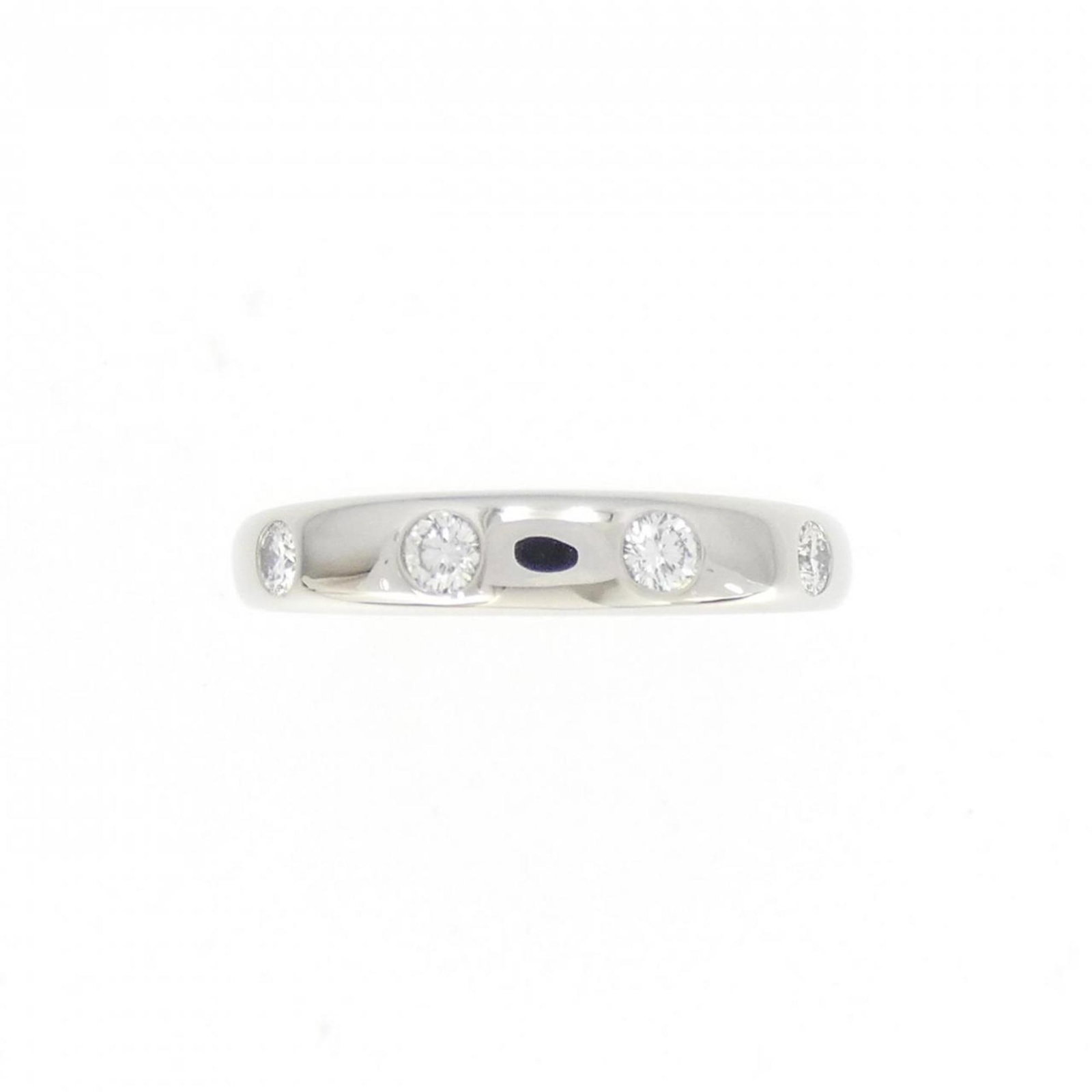 Arpels Band Platinum Ring Van Cleef - 2