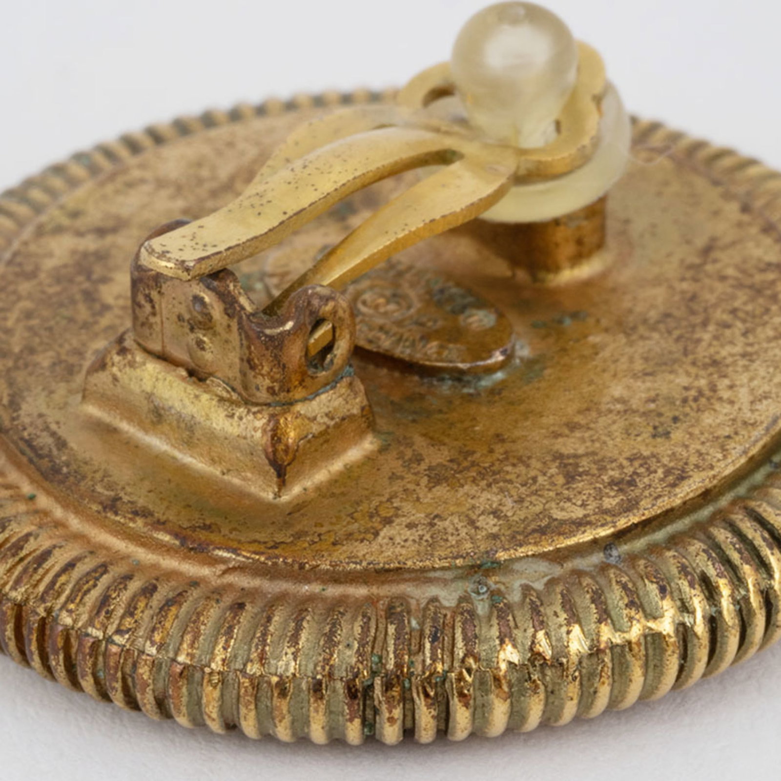 Shell clip earrings Chanel - 8