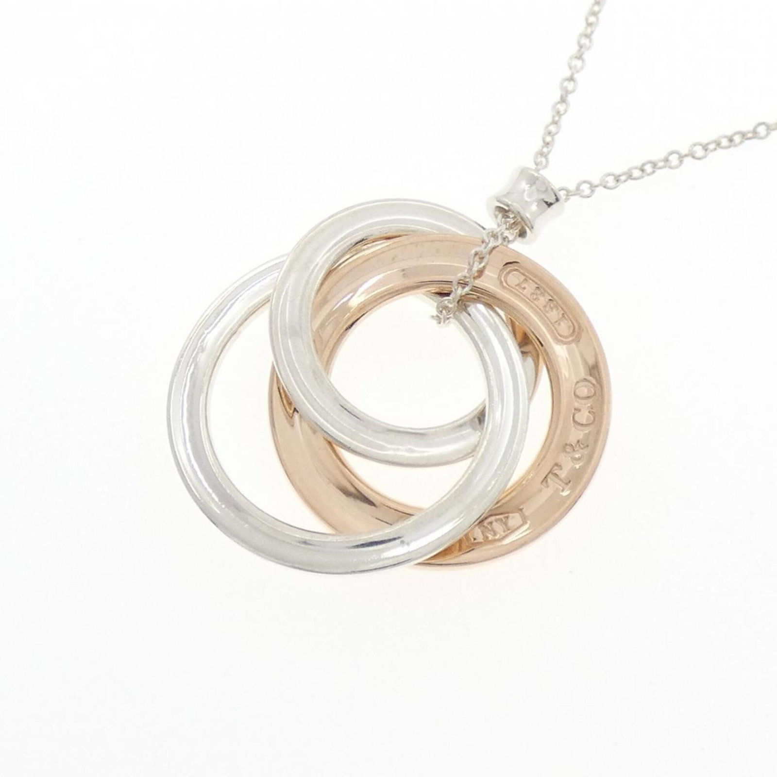Interlocking Circle Tiffany Co Necklace - 3