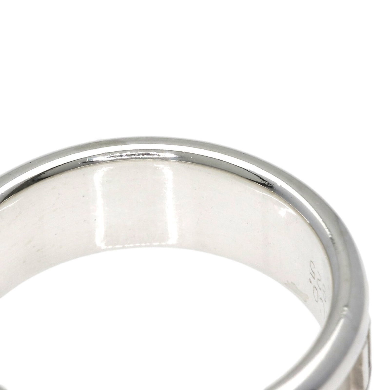 Silver Ring Tiffany Band - 7