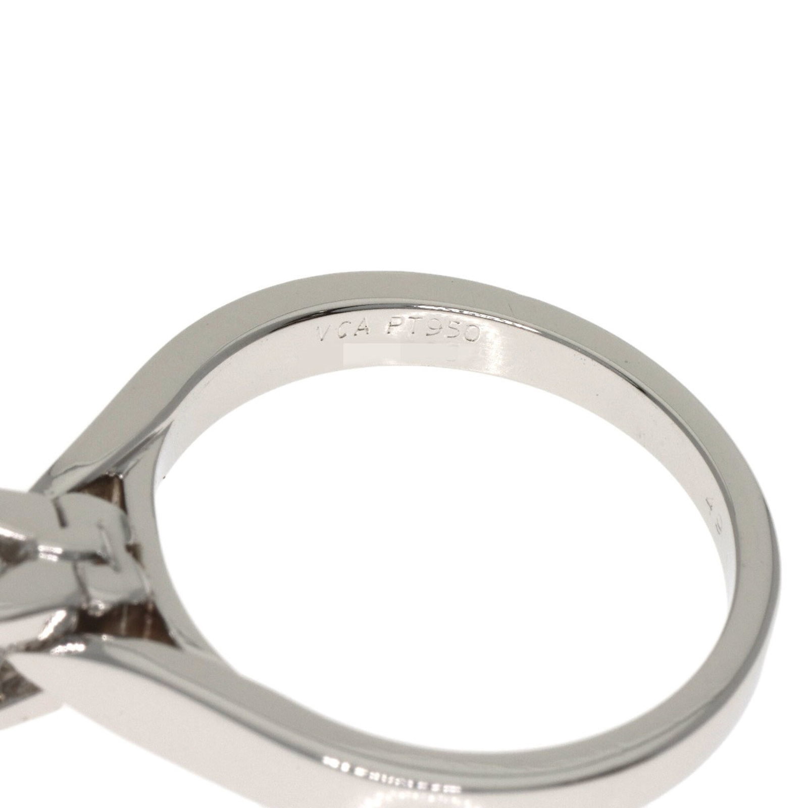 Band platinum ring van cleef arpels - 5
