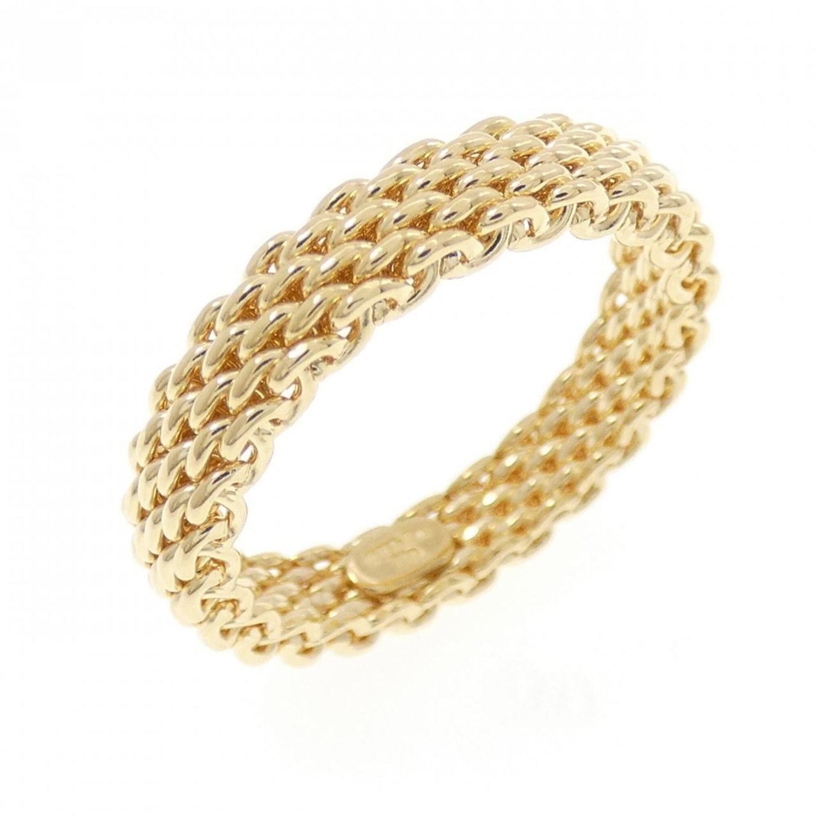 Ring from Tiffany Somerset Narrow: Ring from Tiffany Somerset Narrow Yellow Gold (18K) Tiffany Somerset Narrow Ring, featuring a subtle yet elegant design. This used ring showcases a few traces of usage and minor scratches/dirt, still 