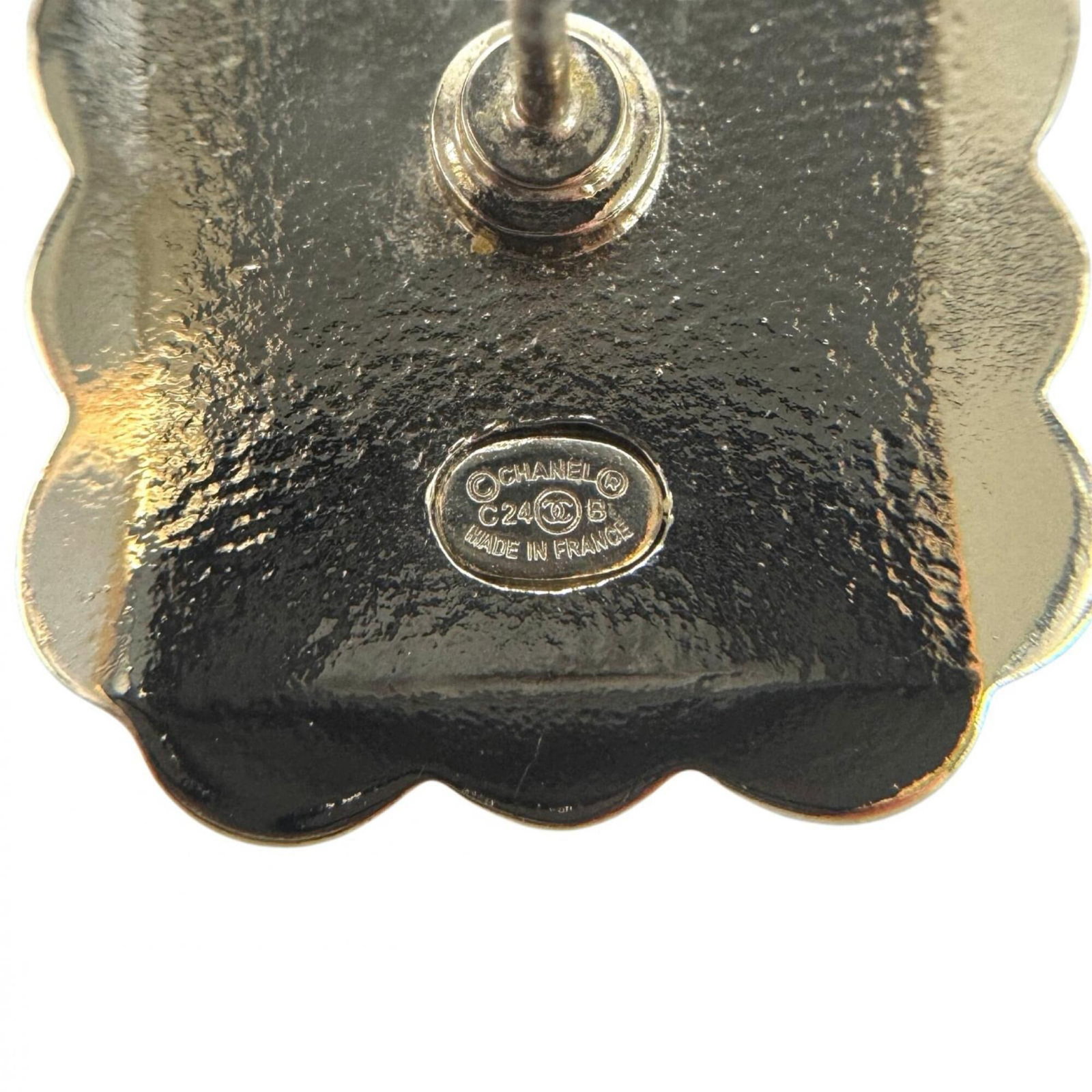Chanel Stud Earrings Gold Plating - 6