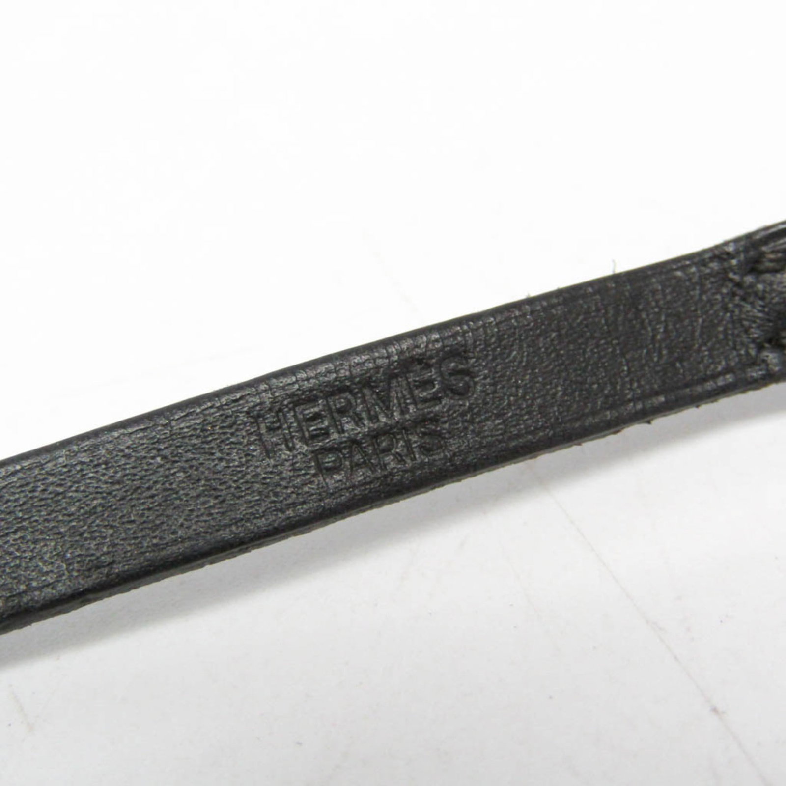 Metal leather bangle Hermes - 11