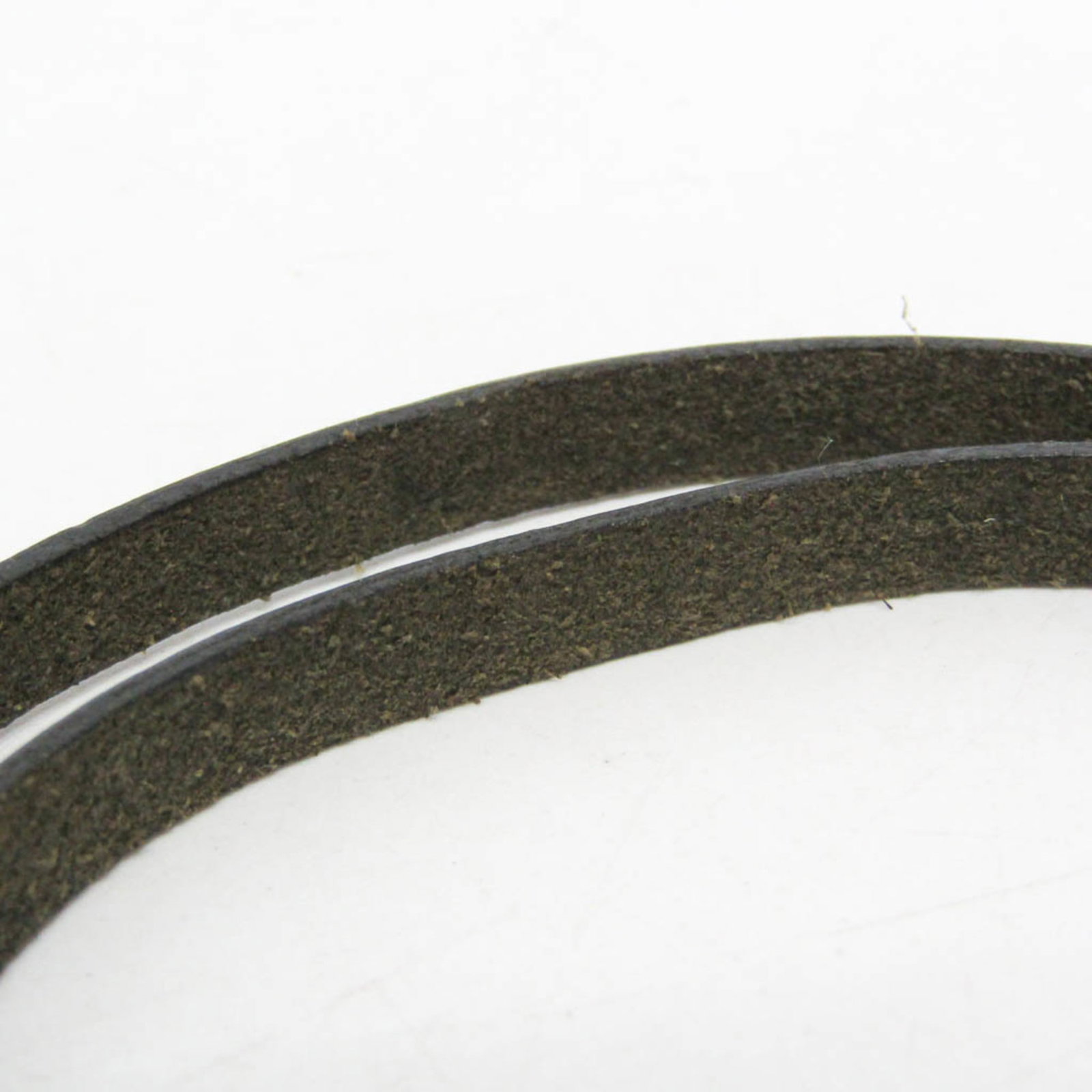 Metal leather bangle Hermes - 8
