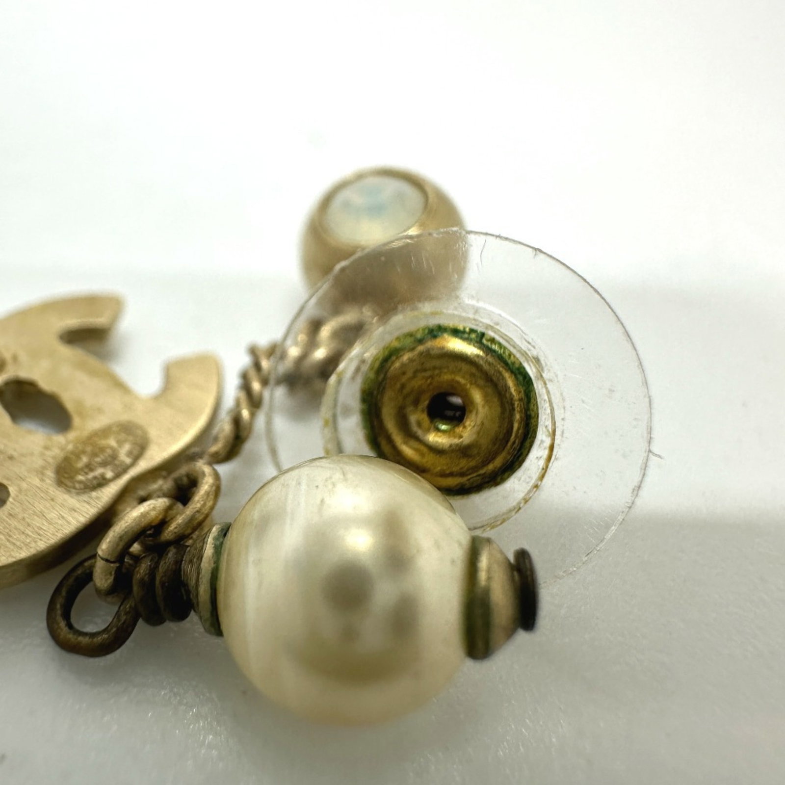 Chanel Stud Earrings Gold Plating - 6