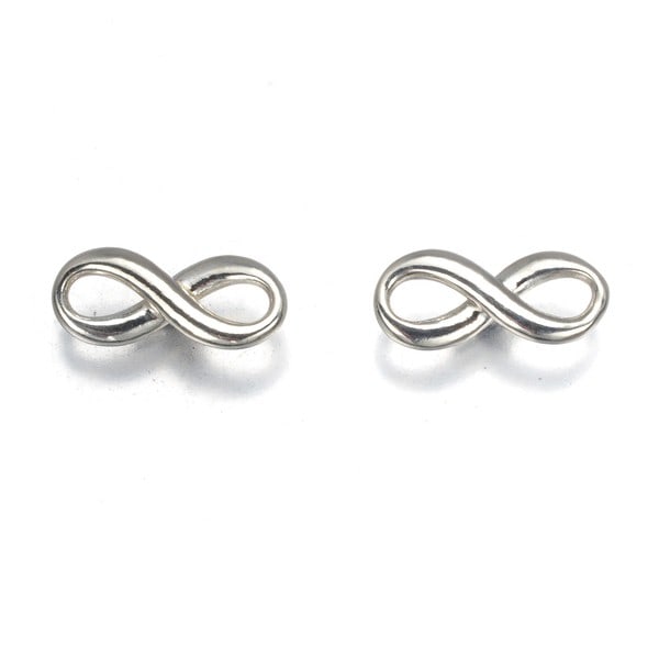 Sterling Silver Infinity Earrings Tiffany & Co.: Sterling Silver Infinity Earrings Tiffany & Co. Sterling Silver Infinity Earrings Tiffany & Co. are crafted from high-quality sterling silver, with a metal purity of 925. This stylish stud earring