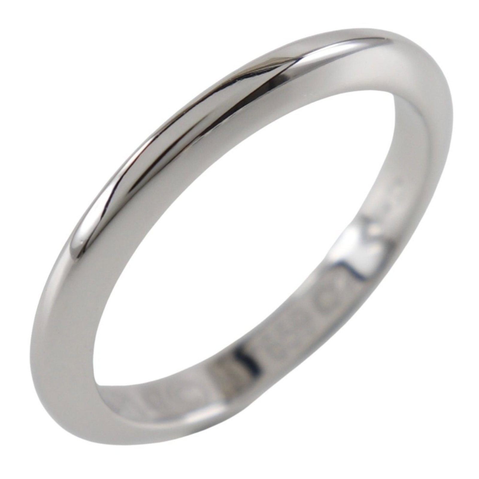 Ring Band by Platinum 950: Ring Band by Platinum 950 Platinum 950 band ring by Cartier, featuring a sleek design with a width of 2mm and a weight of 3.5g, showcasing the luxury of platinum in everyday wear. This used Cartier