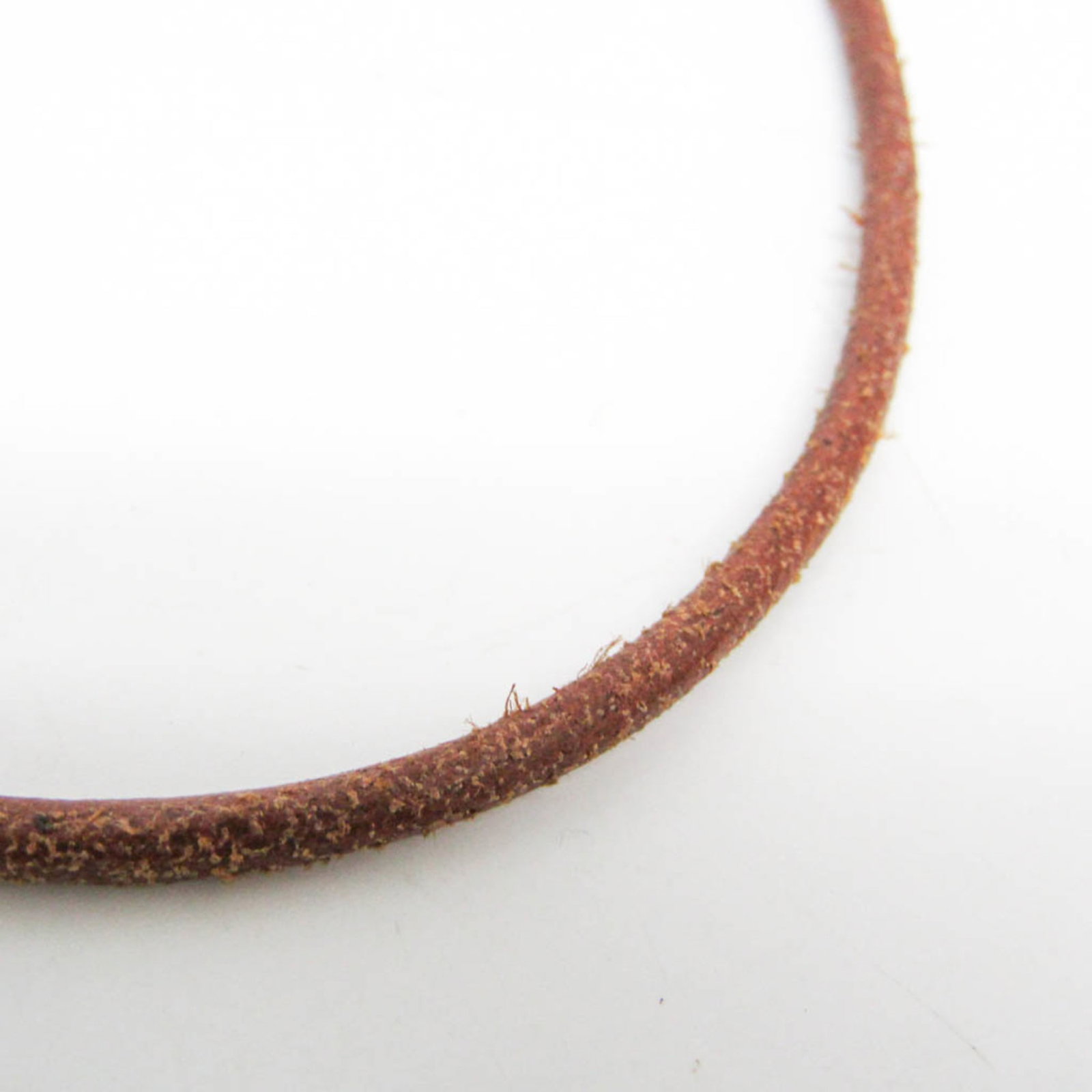 Metal leather bangle Hermes - 8