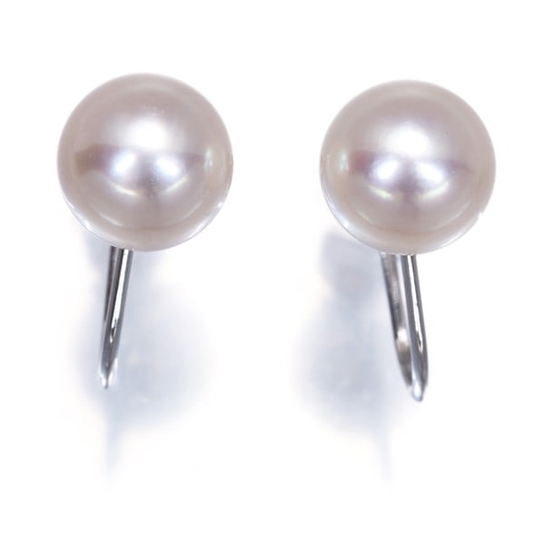 Mikimoto Earrings Akoya Pearl 8.0Mm Solitaire 18K 750 White Gold: Mikimoto Earrings Akoya Pearl 8.0Mm Solitaire 18K 750 White Gold 18k white gold earrings feature a cultured Akoya pearl with a diameter of 8.0mm, showcasing its luster in solitaire style. The metal