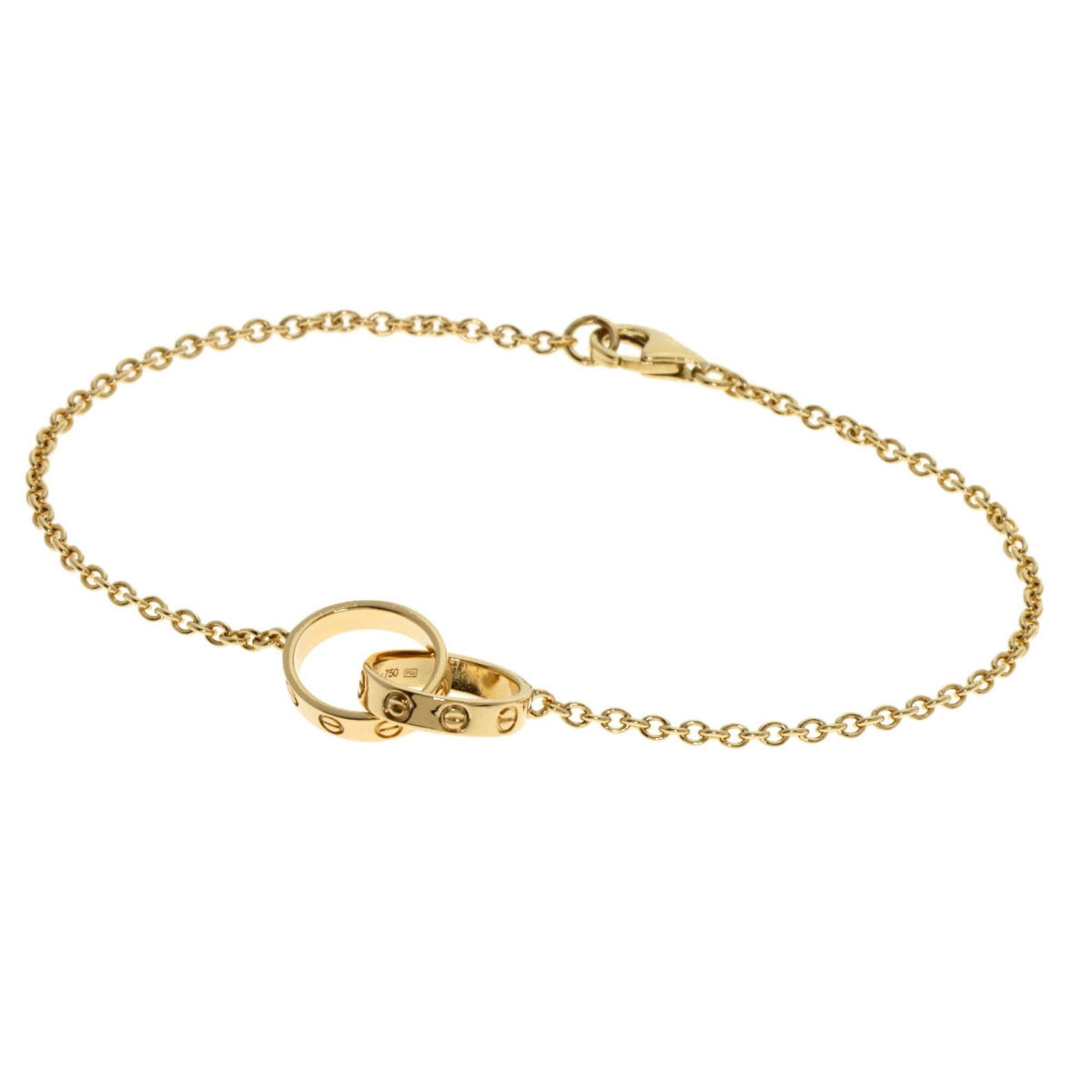 Cartier Charm Bracelet Yellow Gold 18k: Cartier Charm Bracelet Yellow Gold 18k Cartier Charm Bracelet Yellow Gold 18k - A stylish and elegant accessory, this 17.5cm yellow gold charm bracelet boasts a classic design that suits any woman's