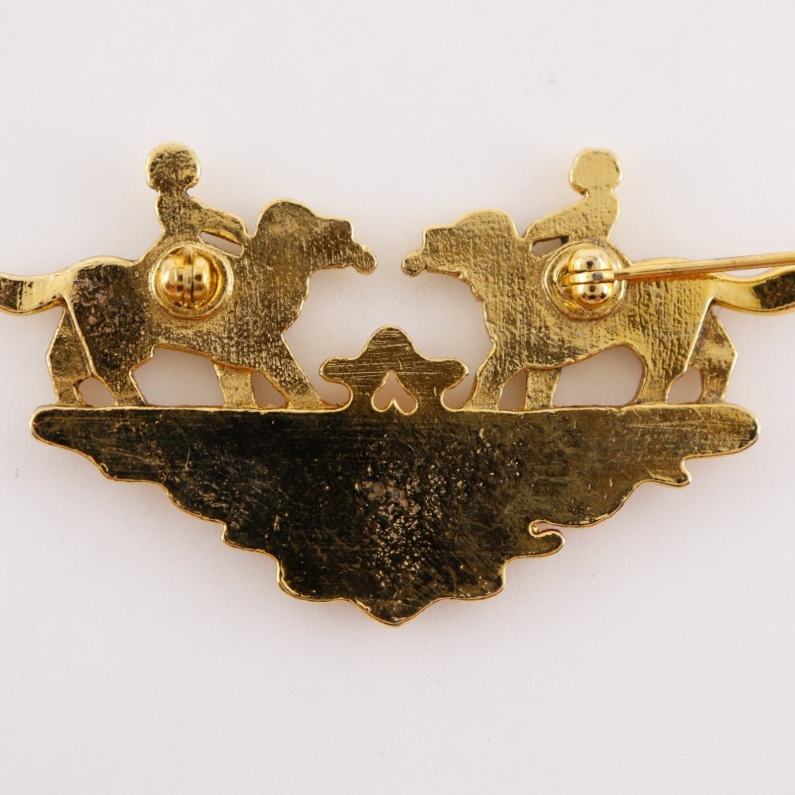 Hermes Brooch Gold Plating - 4