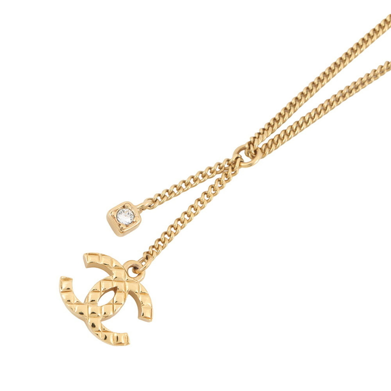 Chanel Necklace Coco Mark Rhinestone C24P Abd016 Chanel Necklace (1 of 8)