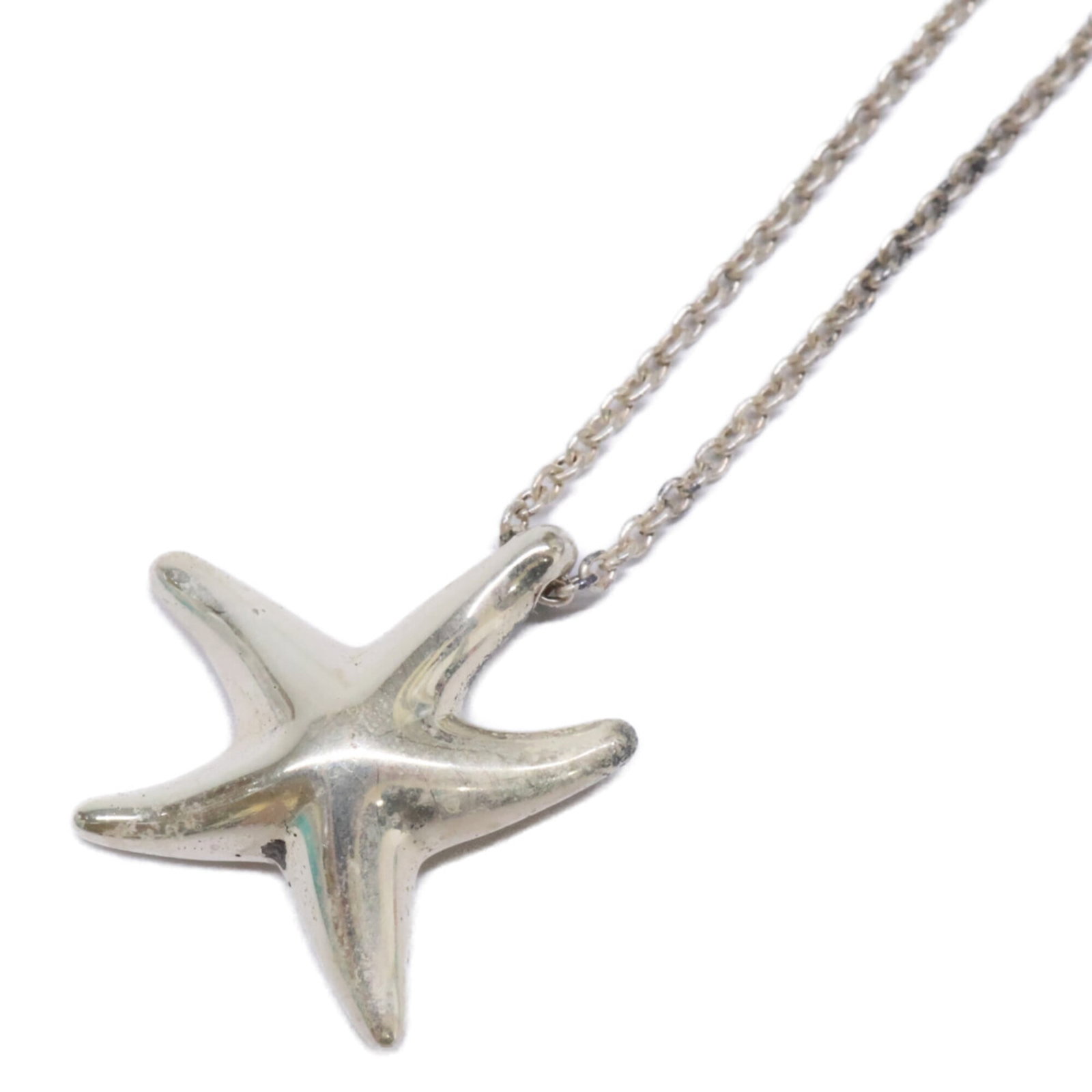 Tiffany&Co. Tiffany 925 Starfish Necklace Silver Women'S (1 of 10)