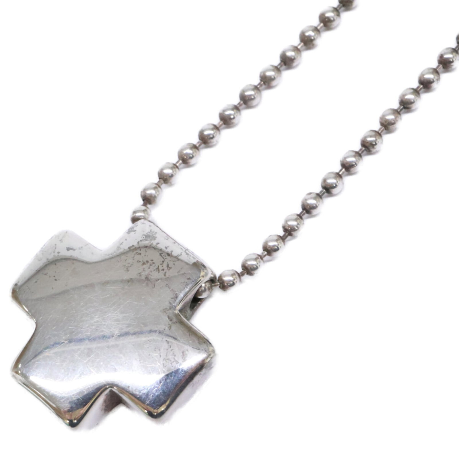 Silver Roman Cross Necklace for Women by Tiffany & Co. (1 of 9)