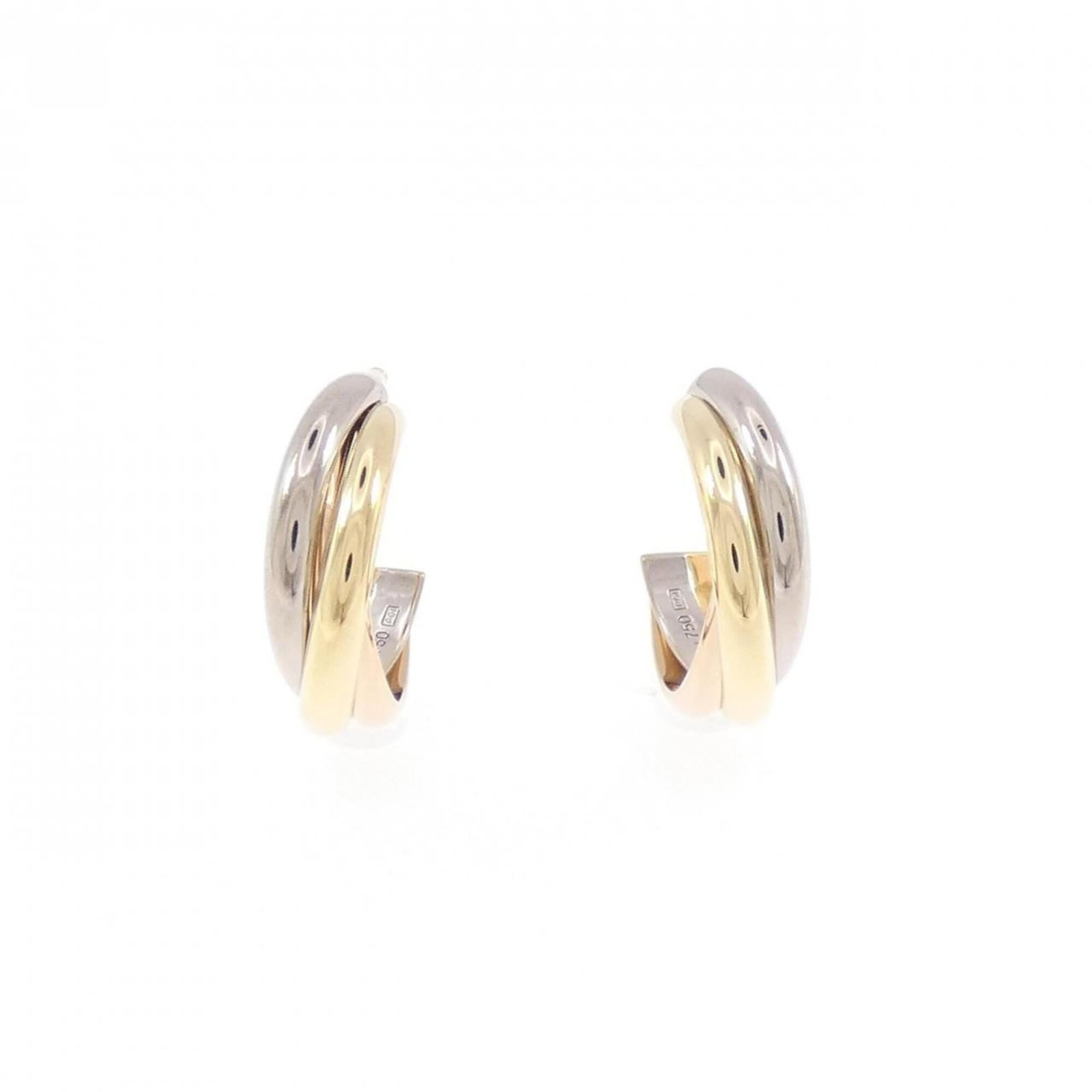 Cartier Stud Earrings Pink Gold (18K) White Gold (18K) Yellow Gold (18K): Cartier Stud Earrings Pink Gold (18K) White Gold (18K) Yellow Gold (18K) Cartier's iconic stud earrings in pink gold, white gold, and yellow gold offer a timeless elegance. With their classic design a