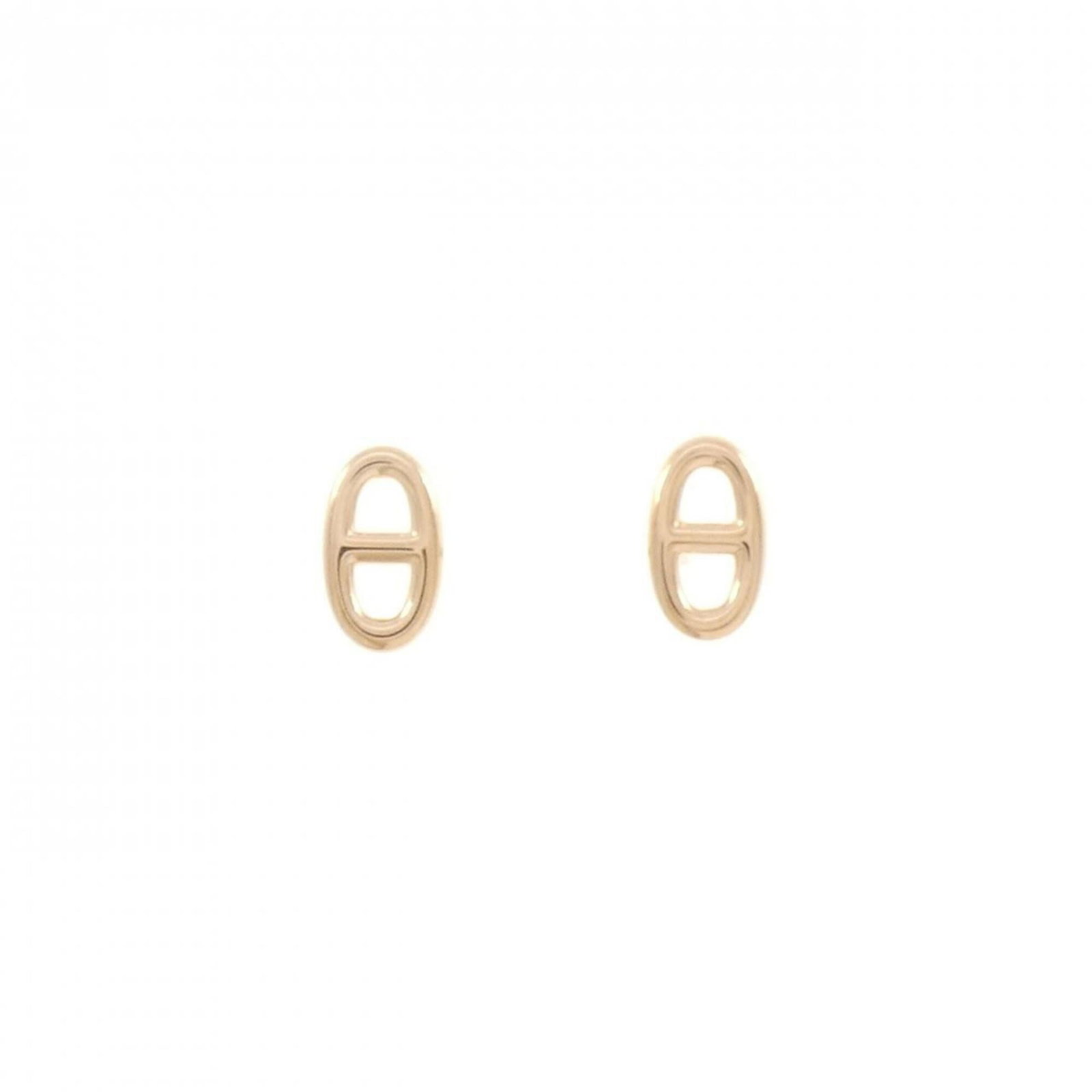 Hermes Stud Earrings Pink Gold (18K) (1 of 4)