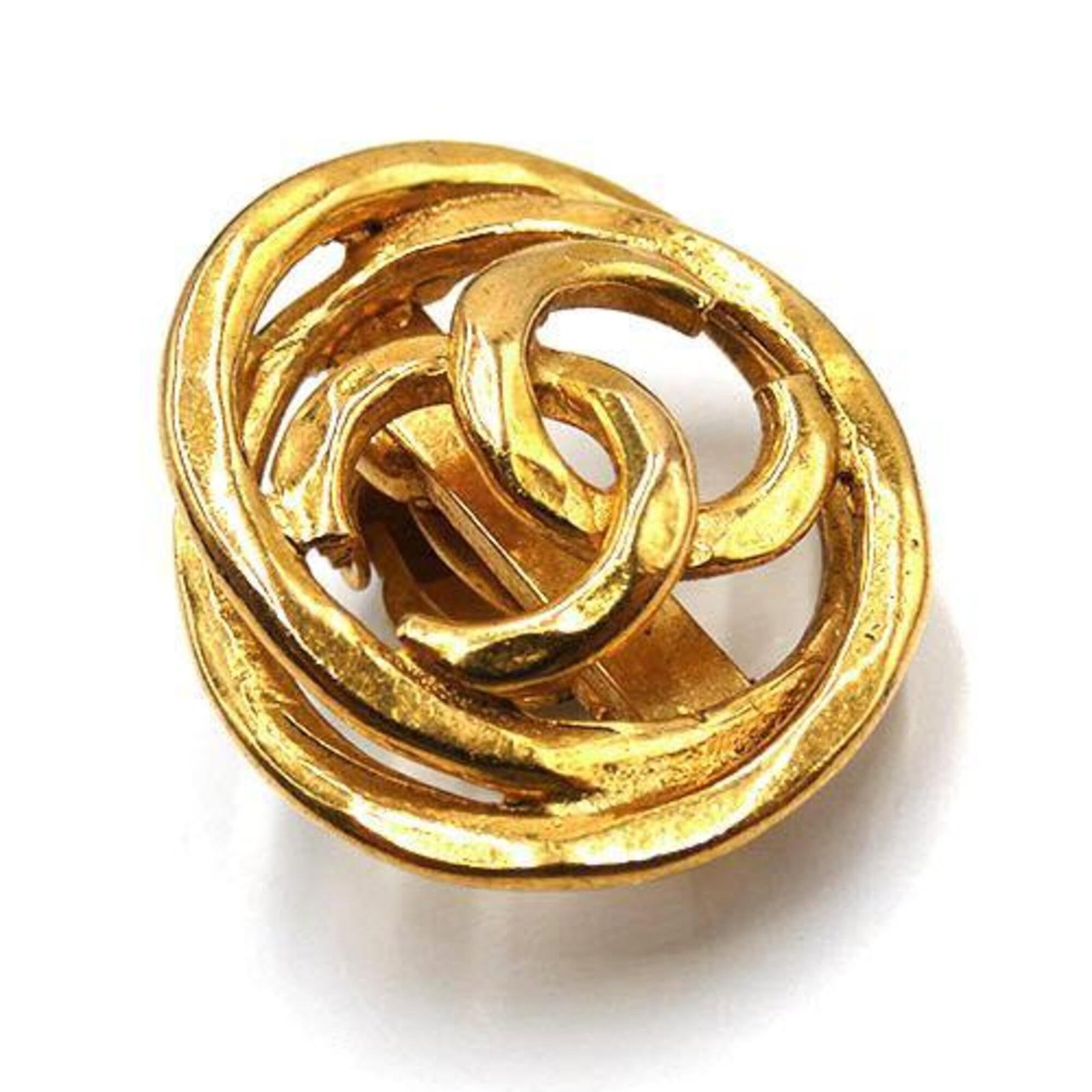 Clip earrings gold plating by Chanel - 3