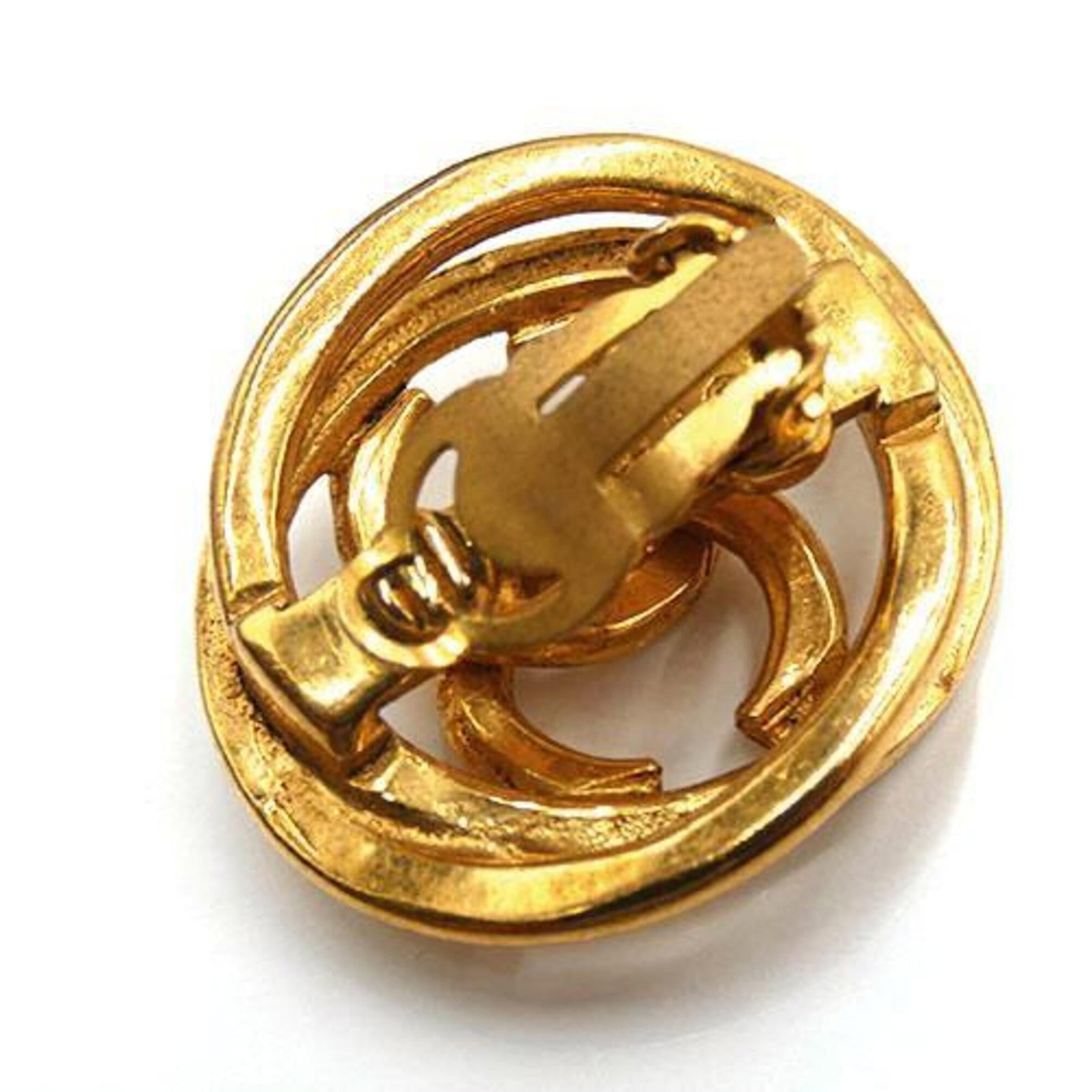 Clip earrings gold plating by Chanel - 4