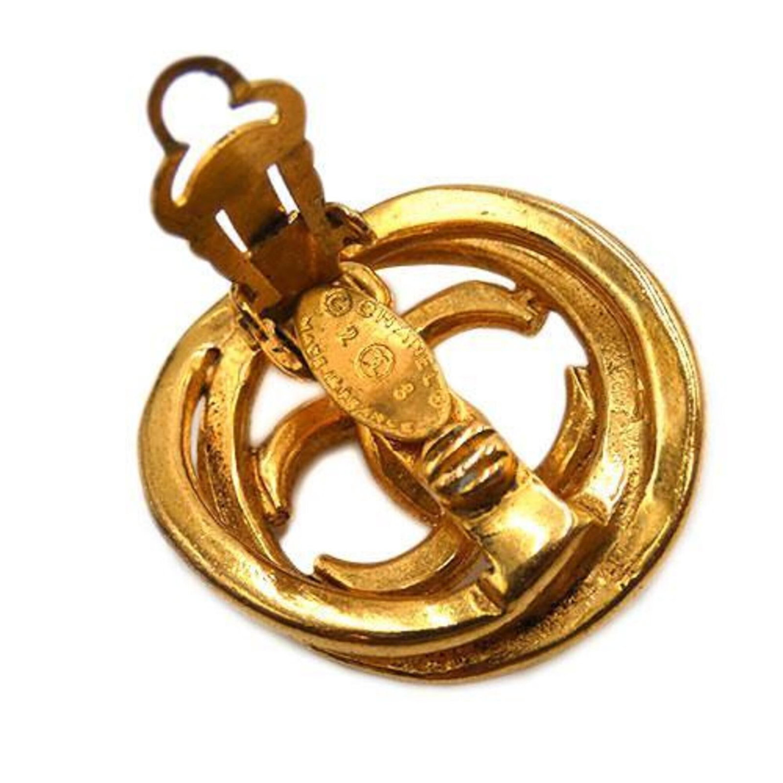 Clip earrings gold plating by Chanel - 5