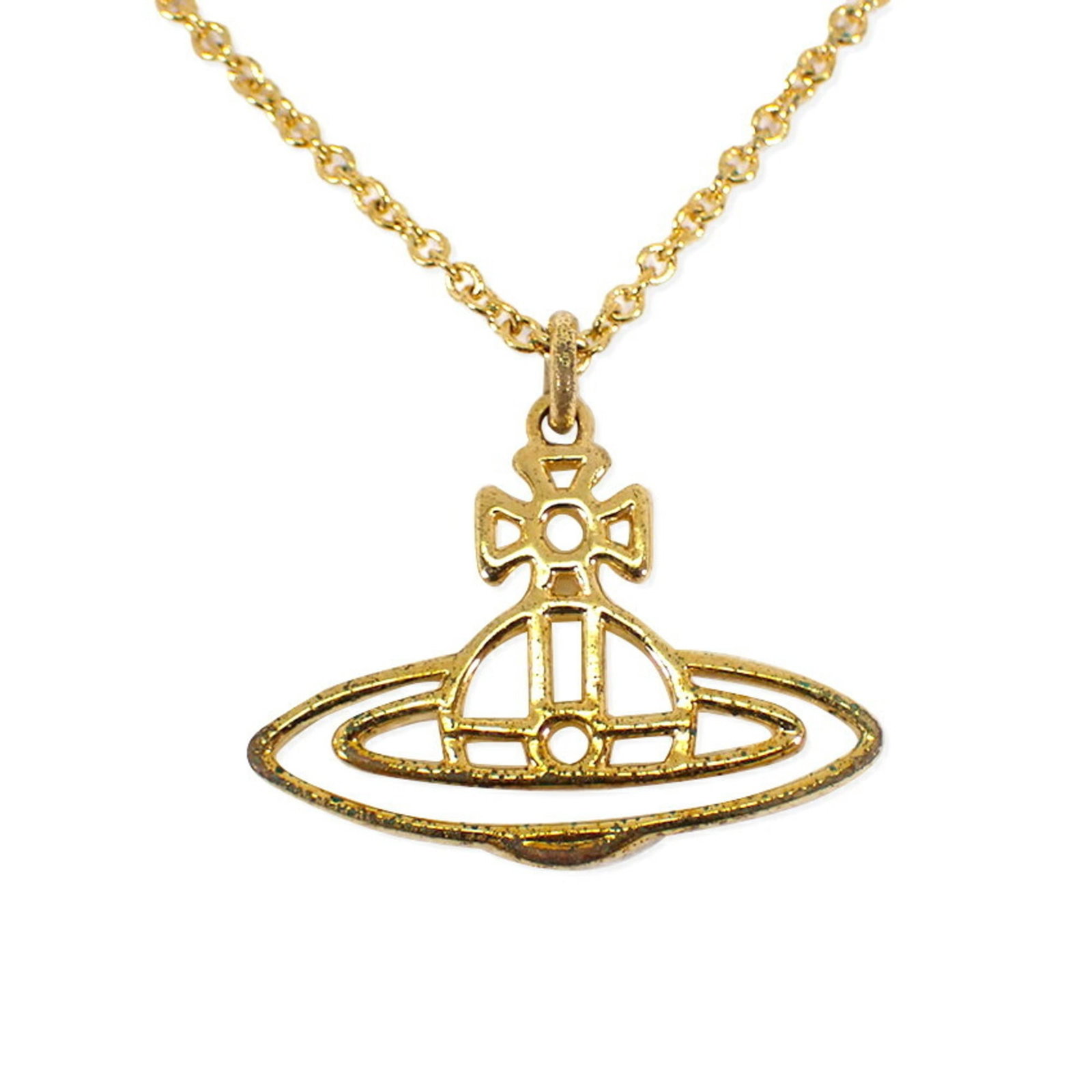 Vivienne Westwood Pendant Orb Necklace: Vivienne Westwood Pendant Orb Necklace Item Specifics: Brand: Vivienne Westwood Necklace Type: Necklace Gender: Women Material: Gold Plating Neck Circumference: 44 cm / 17.32'' Pendant Size: 16.5mm x 