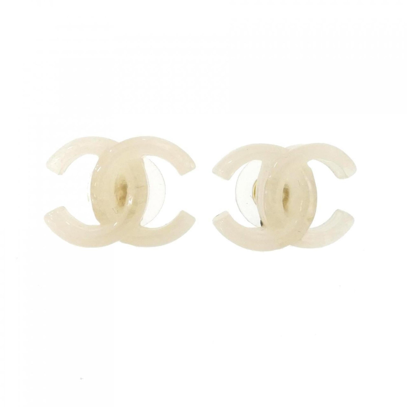 Chanel Stud Earrings: Chanel Stud Earrings Stud earrings with a sleek, white finish and understated elegance. Measuring 13.00mm x 20.00mm, these classic Chanel designs add a touch of sophistication to any outfit. With