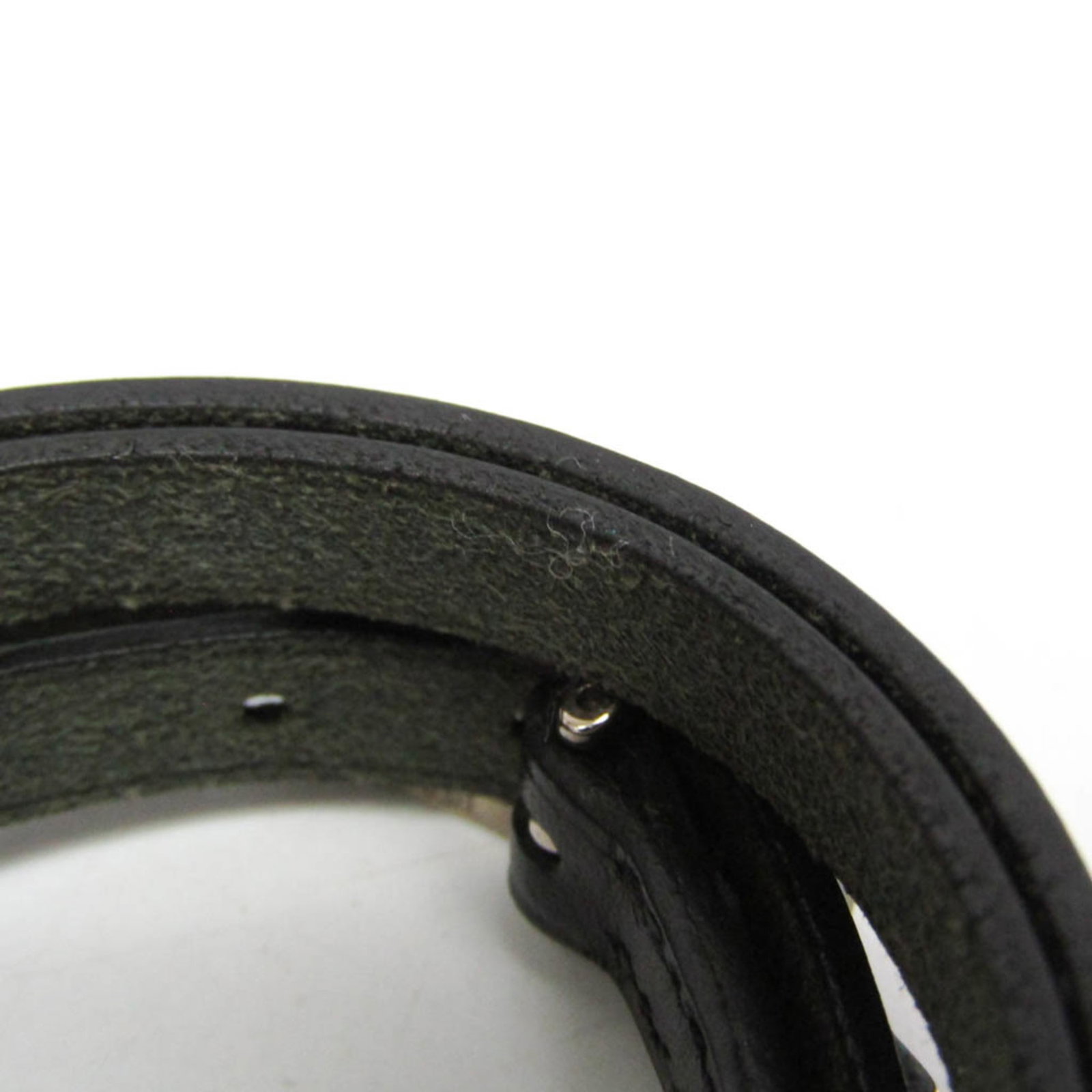 Metal leather bangle Hermes - 7