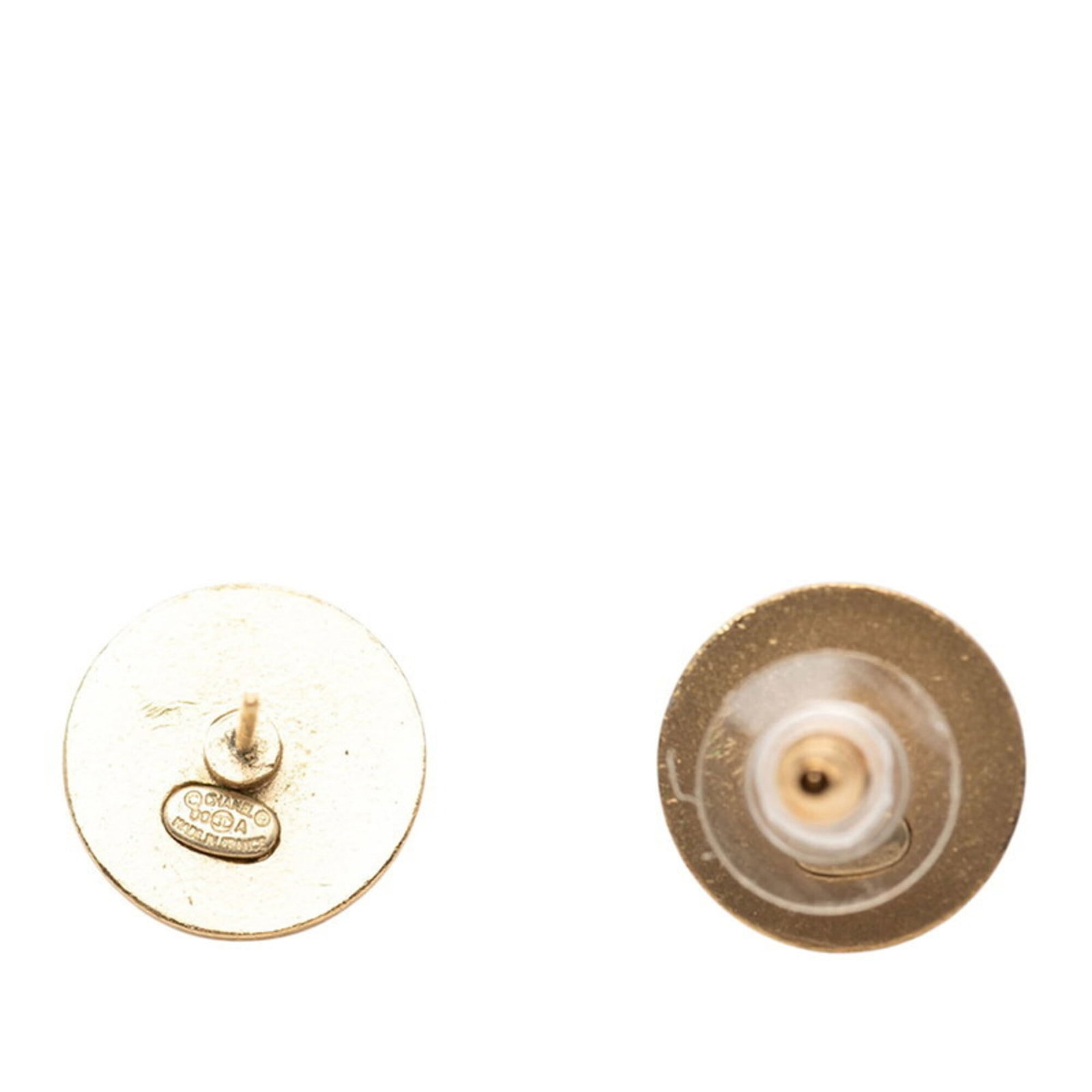 Stud earrings rhinestone Chanel - 3