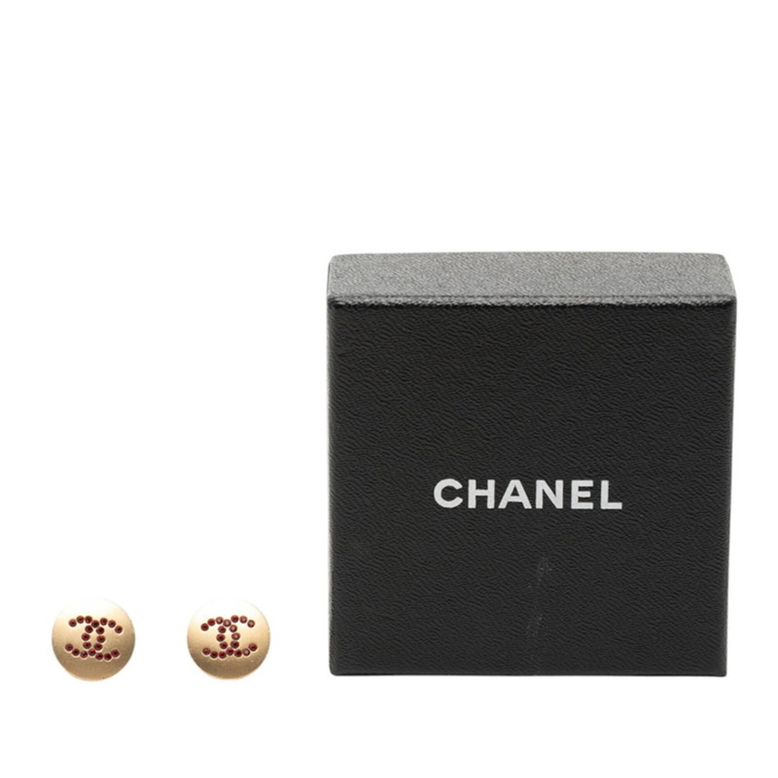 Stud earrings rhinestone Chanel - 4