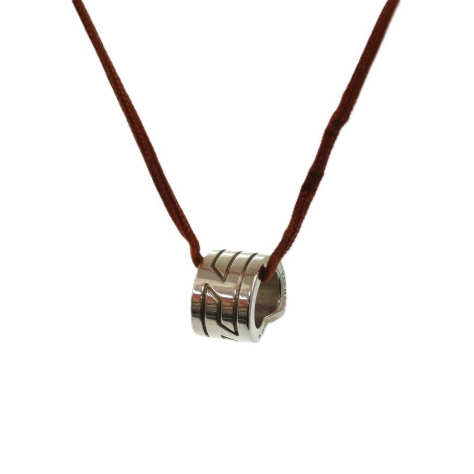 Herms Move H Necklace Italique 925 Sterling Silver Orange 0830 Choker Hermes (1 of 8)