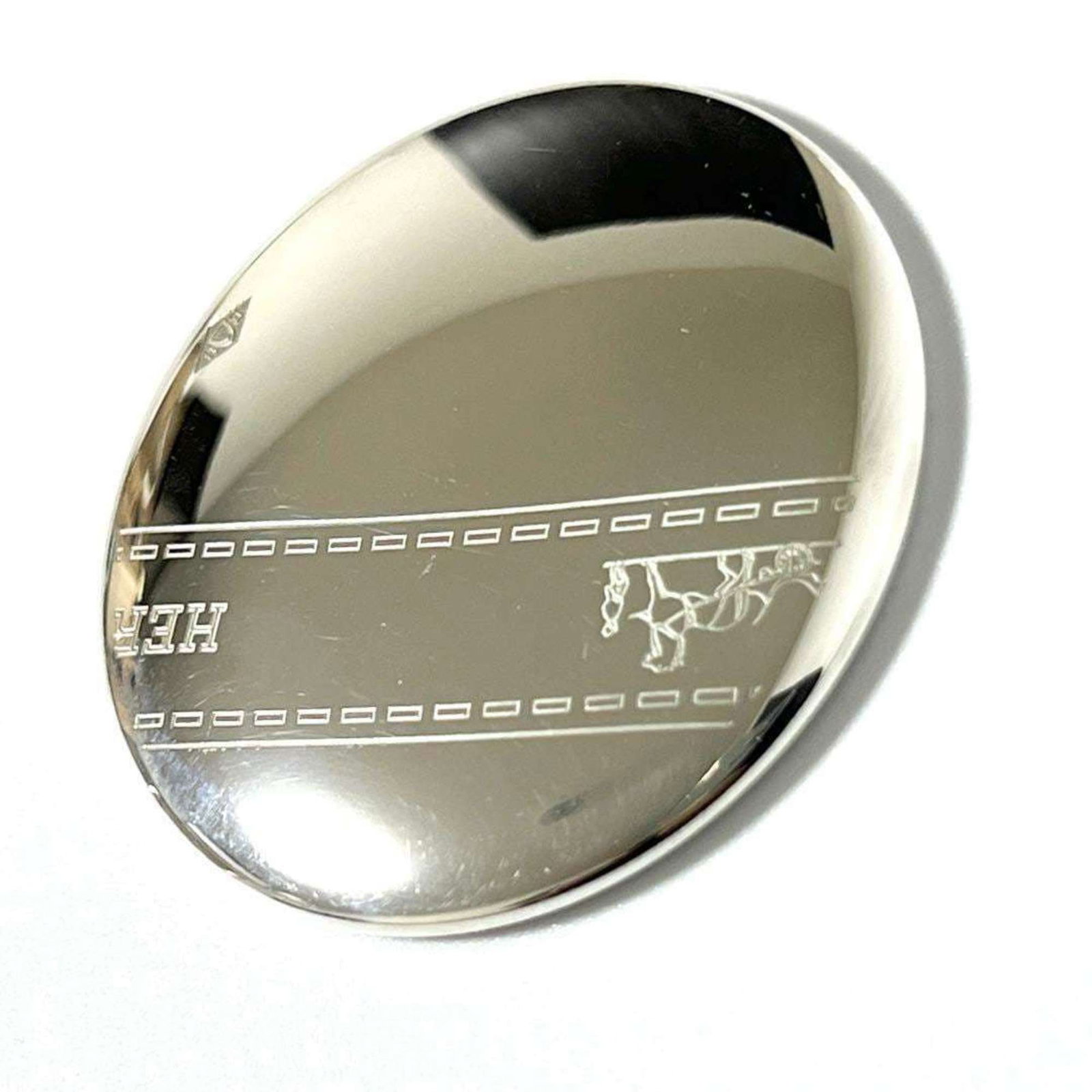 Silver Hermes Brooch - 2