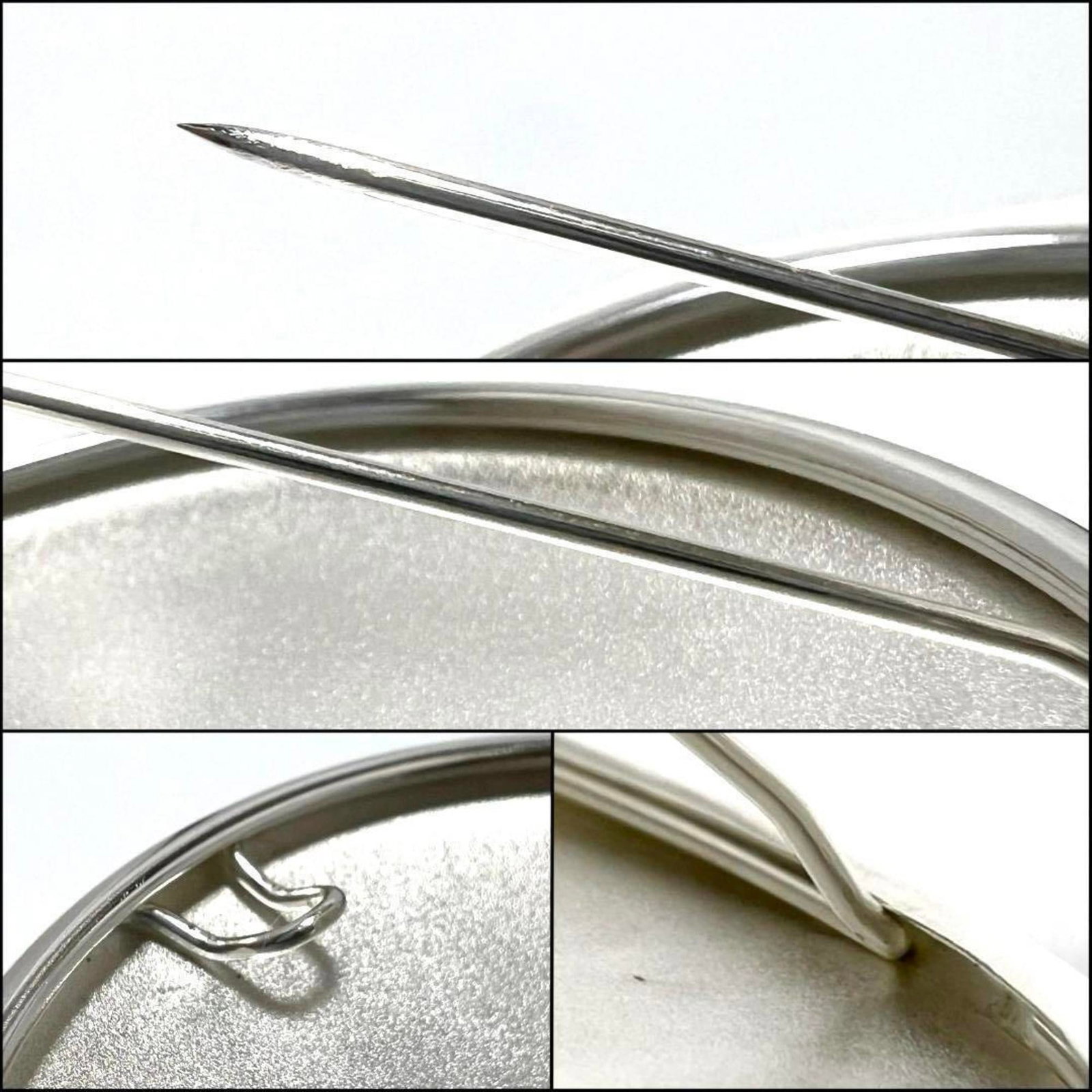 Silver Hermes Brooch - 9