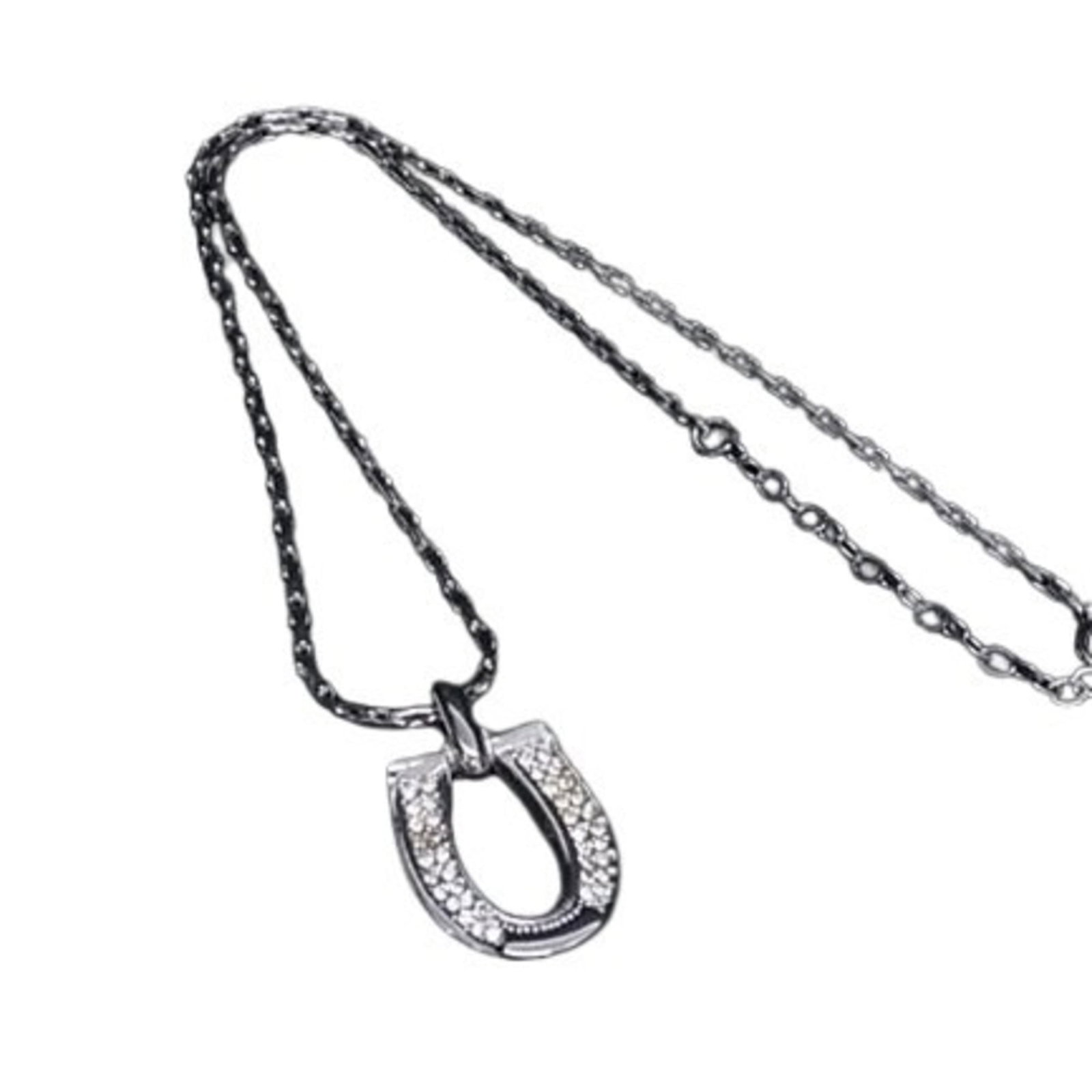 Women Silver Dior Necklace With Rhinestones Metal: Women Silver Dior Necklace With Rhinestones Metal Silver Dior Necklace With Rhinestones Metal, a stunning piece featuring the iconic Christian Dior brand, boasts intricate metalwork and rhinestone