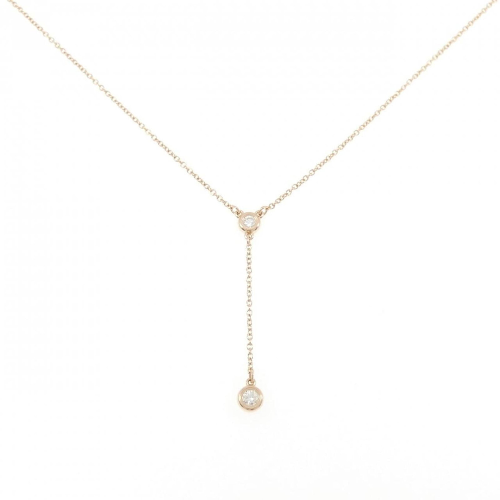 Tiffany & Co. By The Yard 2-Piece Necklace: Tiffany & Co. By The Yard 2-Piece Necklace Pink Gold (18K) Tiffany & Co. By The Yard 2-Piece Necklace features a unique design with hardly any traces of usage, making it a like-new condition item. Mea