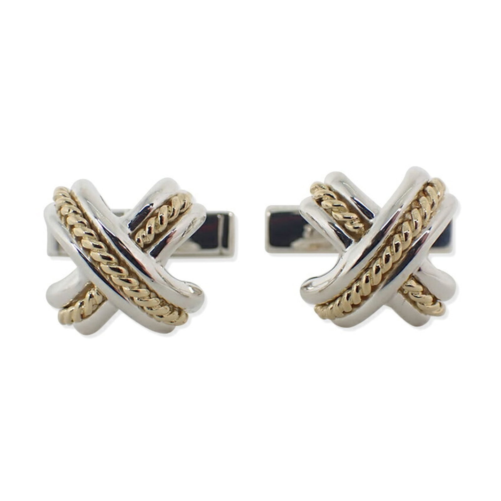 Sterling Silver Tiffany Cufflinks 925: Sterling Silver Tiffany Cufflinks 925 Sterling Silver Tiffany Cufflinks 925 are crafted from high-quality sterling silver, featuring a classic design. The item bears a signature and is made with a dur