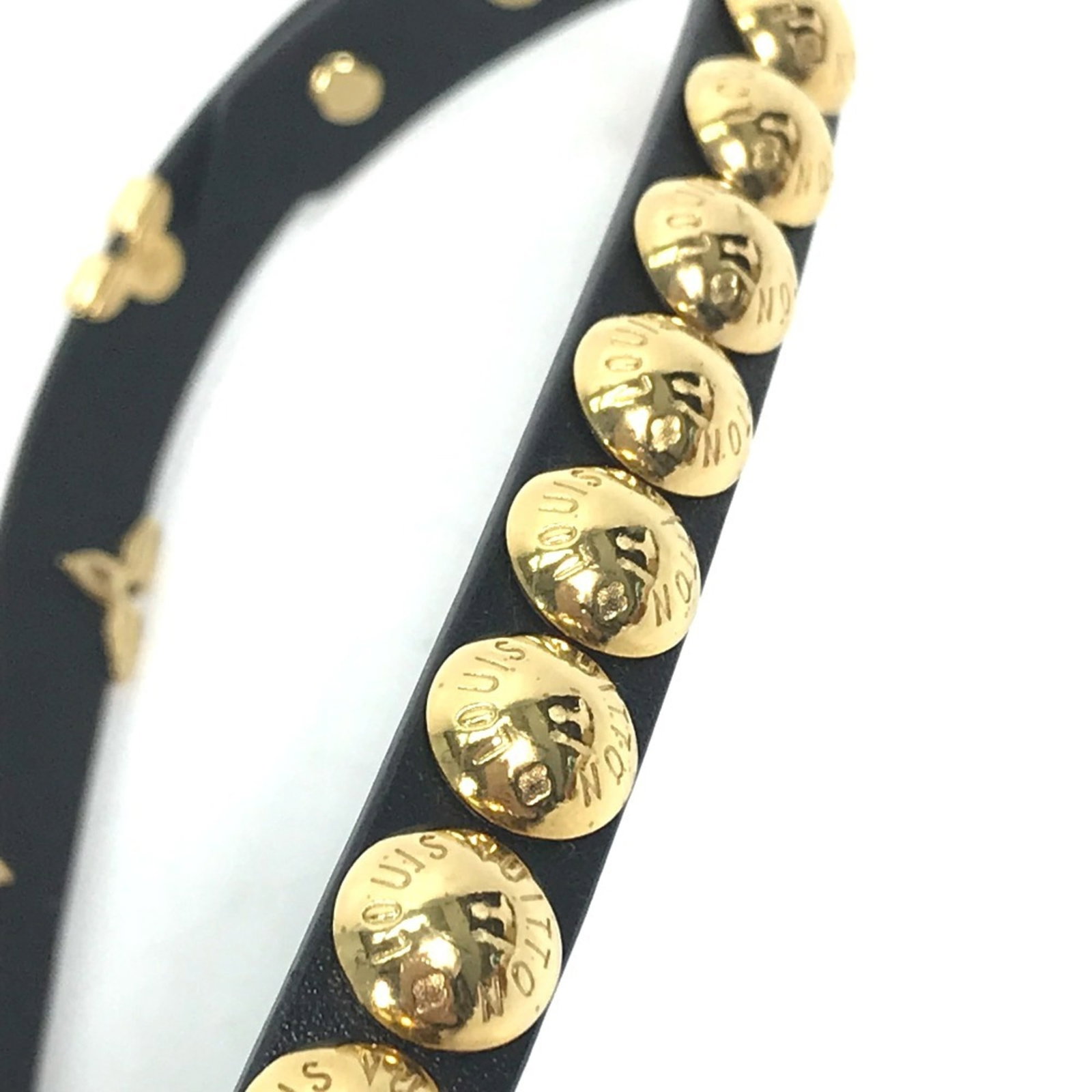 Charm Vuitton Leather Bracelet - 5