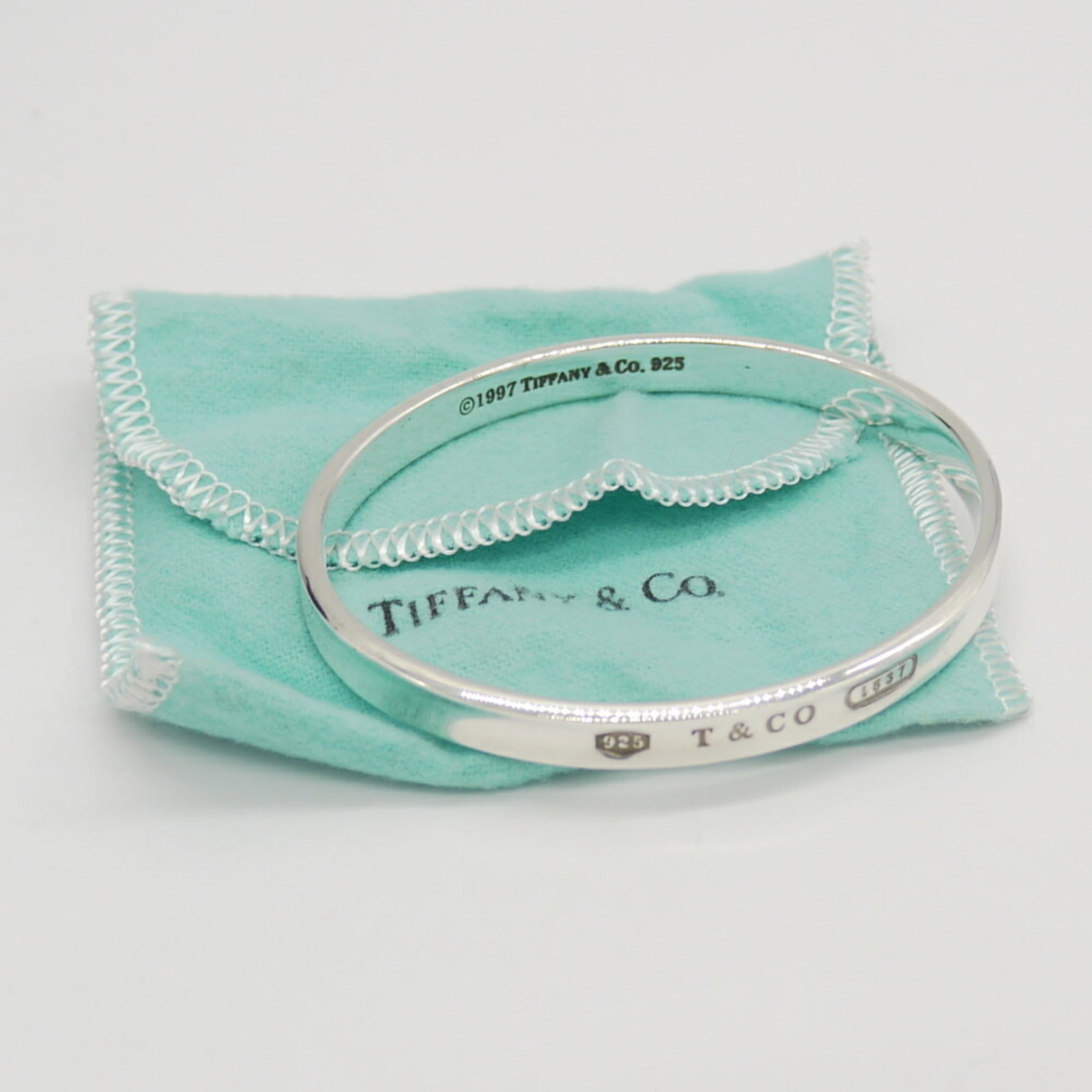 Silver Bangle Tiffany - 6