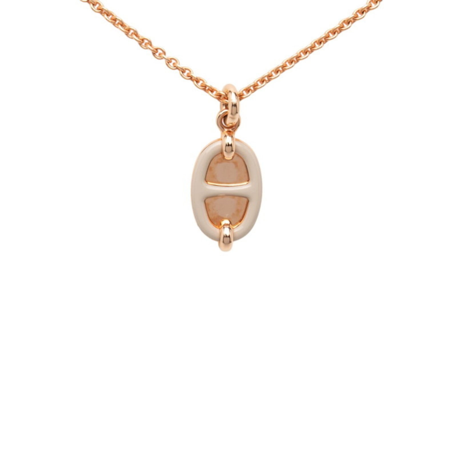 Pink Gold Plated Women's Mini Maillon Pm Necklace Beige Pink Hermes: Pink Gold Plated Women's Mini Maillon Pm Necklace Beige Pink Hermes Pink Gold Plated Women's Mini Maillon Pm Necklace Beige Pink Hermes. This beautifully crafted necklace features a stunning beige