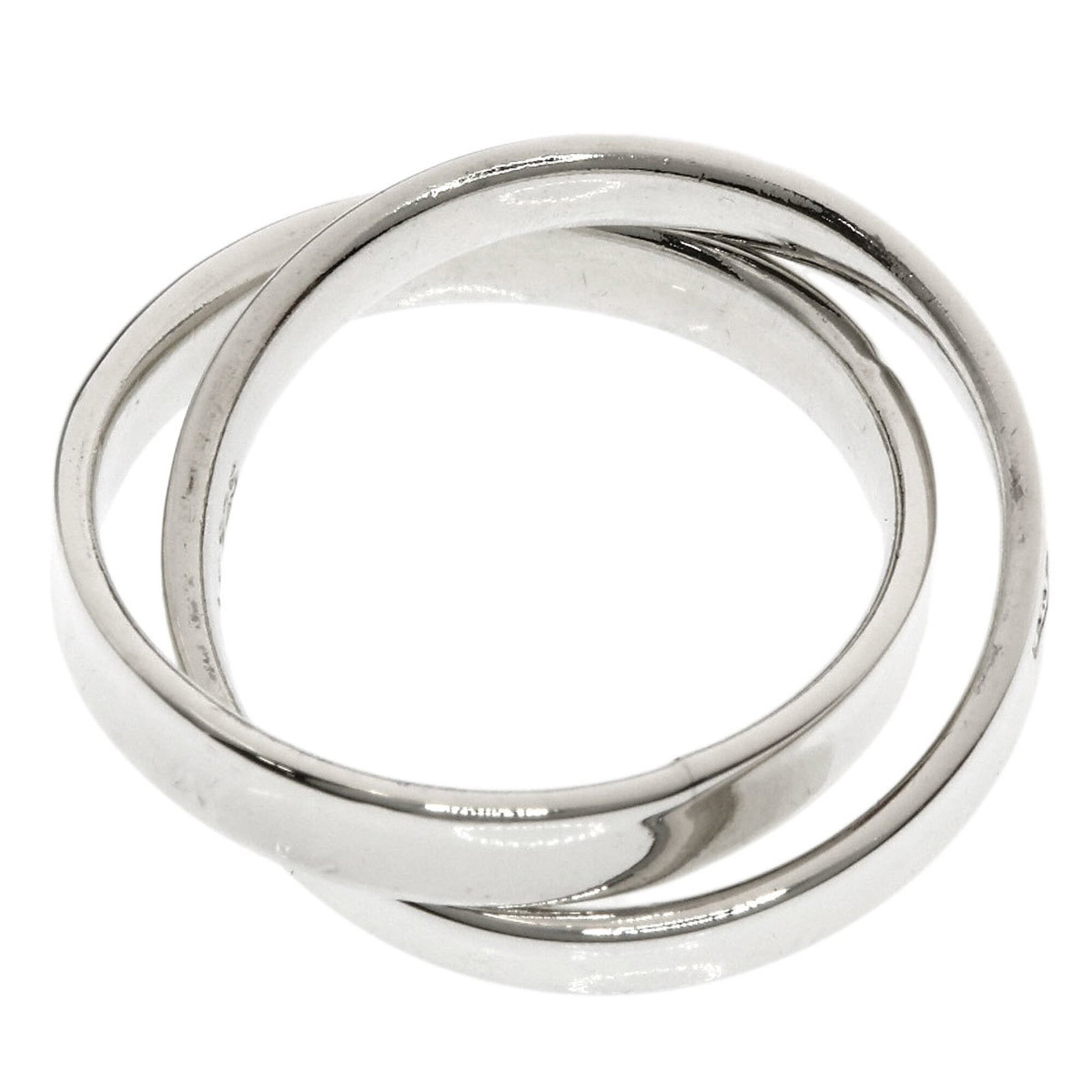 Silver Ring Tiffany Band - 3