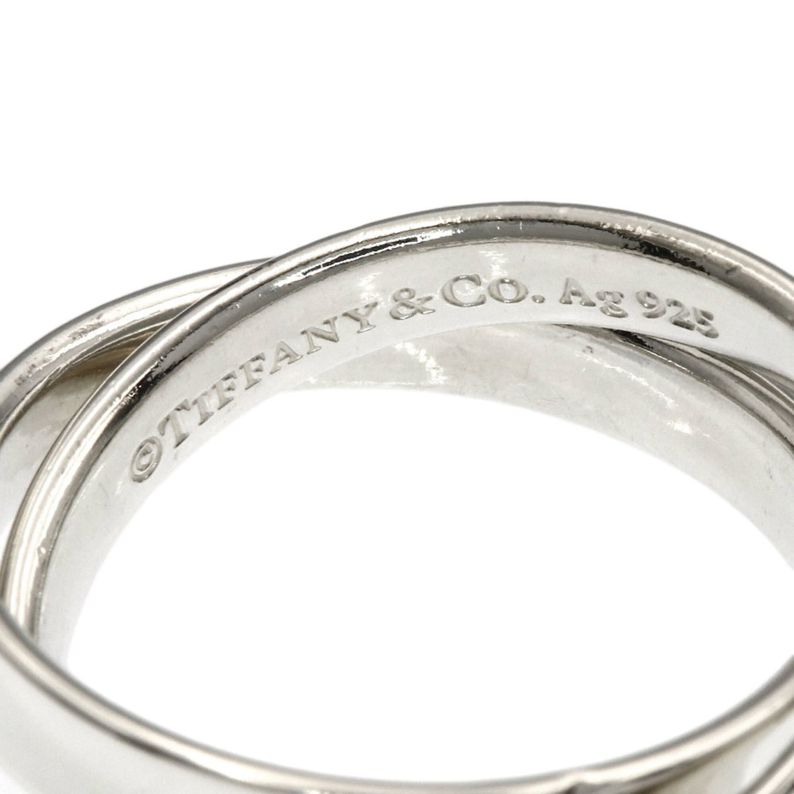 Silver Ring Tiffany Band - 4