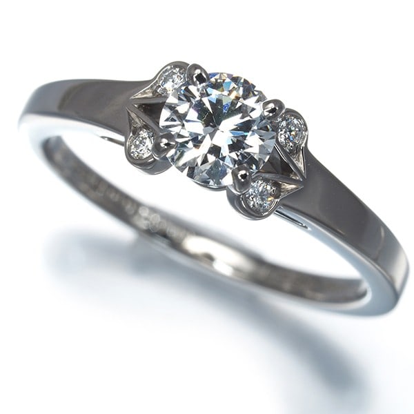 Cartier Ring Diamond 0.46Ct D Vs2 Vg Ballerine Solitaire Eu50 950 Platinum (1 of 6)