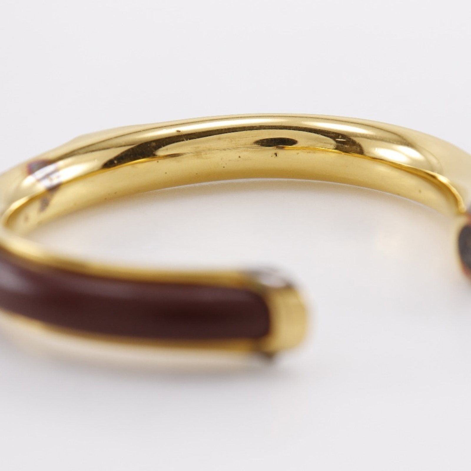 Hermes Bangle Gold Plating Leather - 3