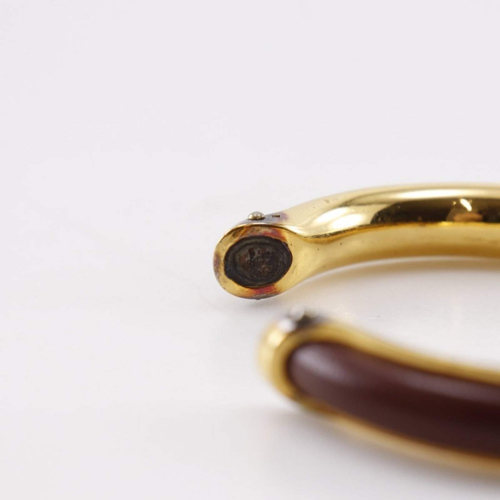 Hermes Bangle Gold Plating Leather - 6