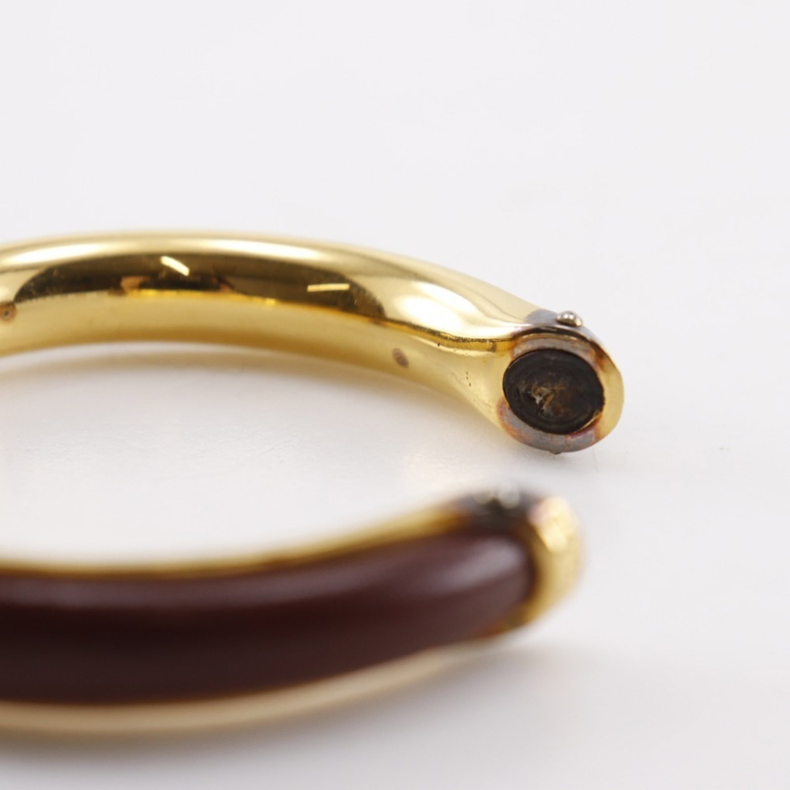Hermes Bangle Gold Plating Leather - 7