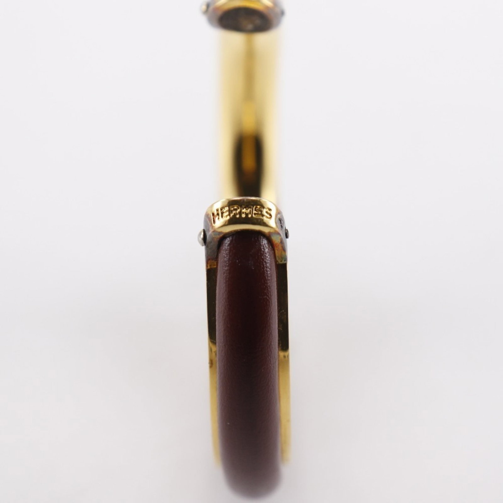 Hermes Bangle Gold Plating Leather - 8
