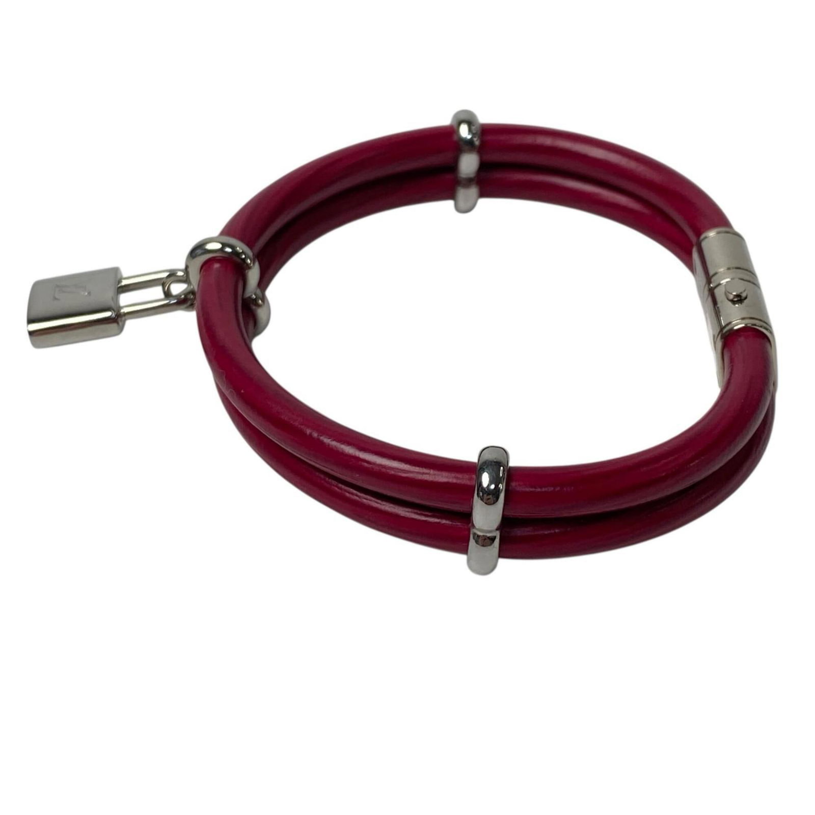 Charm Vuitton Leather Bracelet - 3