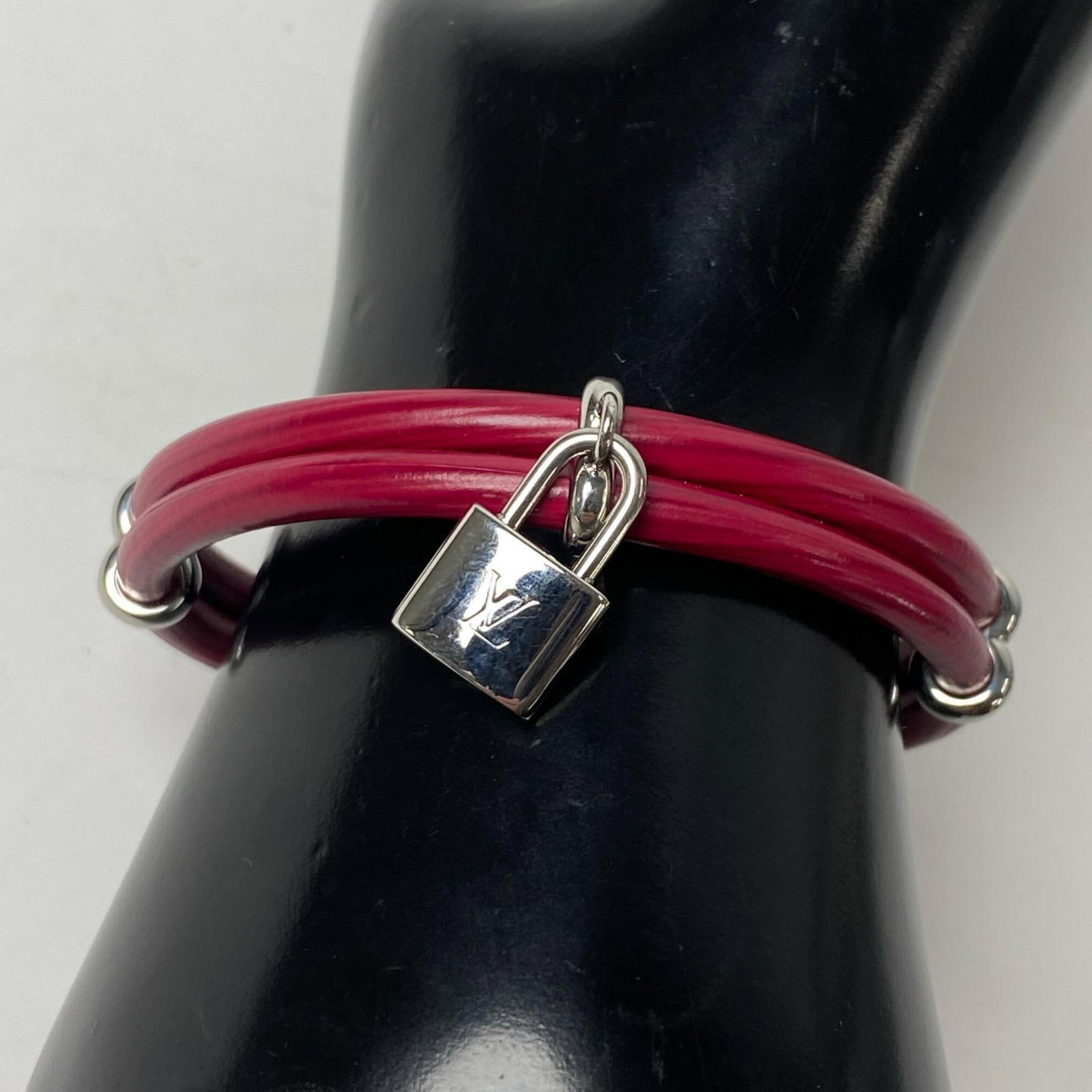 Charm Vuitton Leather Bracelet - 8
