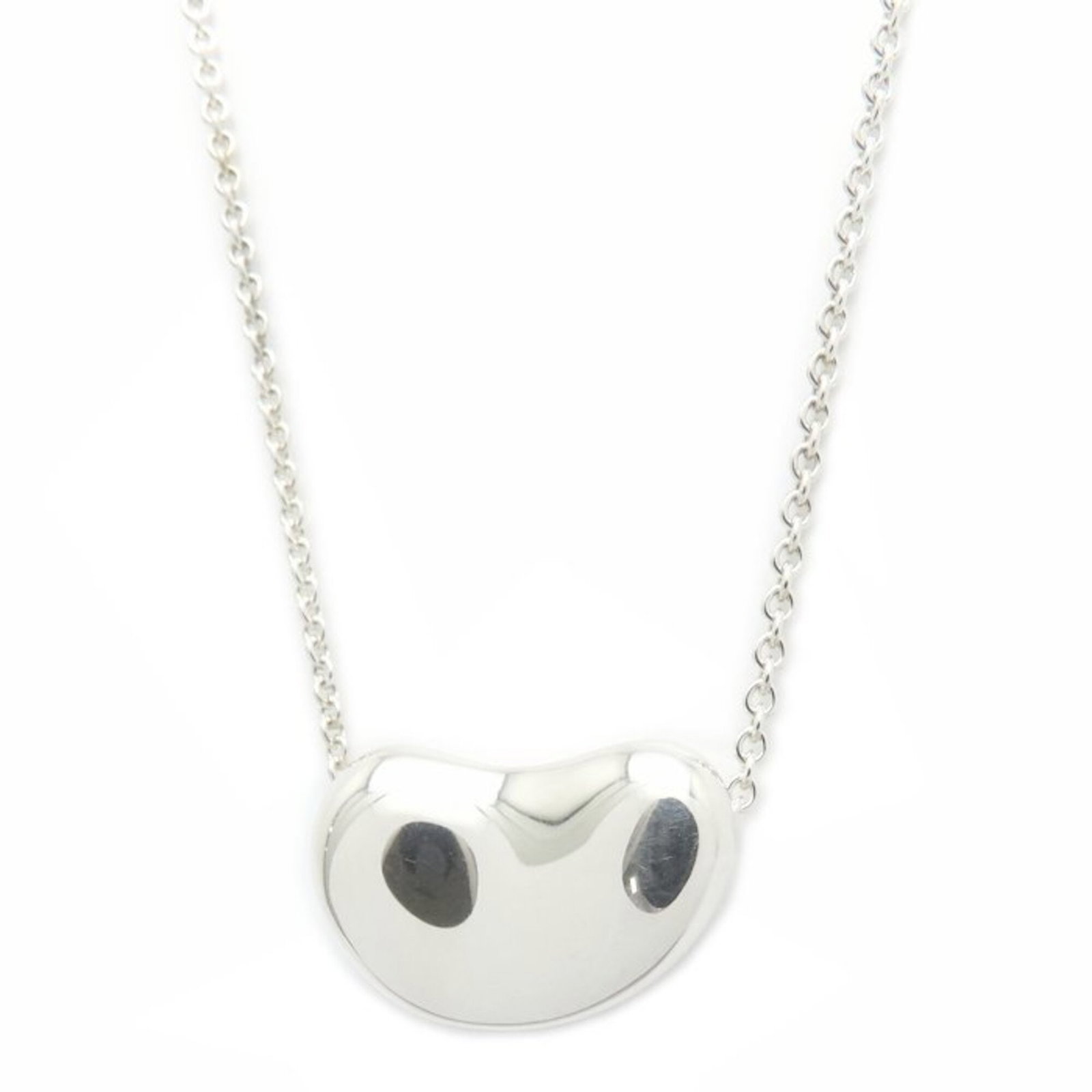 Tiffany and Co Sv925 295364 Elsa Peretti Women's Tiffany Bean Necklace: Tiffany and Co Sv925 295364 Elsa Peretti Women's Tiffany Bean Necklace The Elsa Peretti Women's Tiffany Bean Necklace in sterling silver (925) features a delicate design with a 12mm x 20.7mm pendant, 